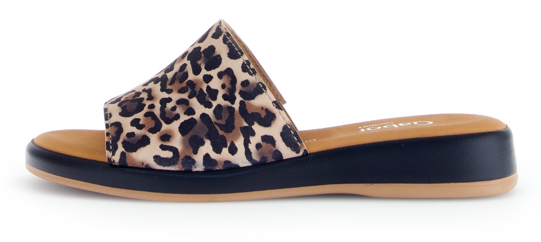 Gabor Slippers Rhodos , zomerschoen, comfortabele schoen, klein elastiek, breedte g (=breed)