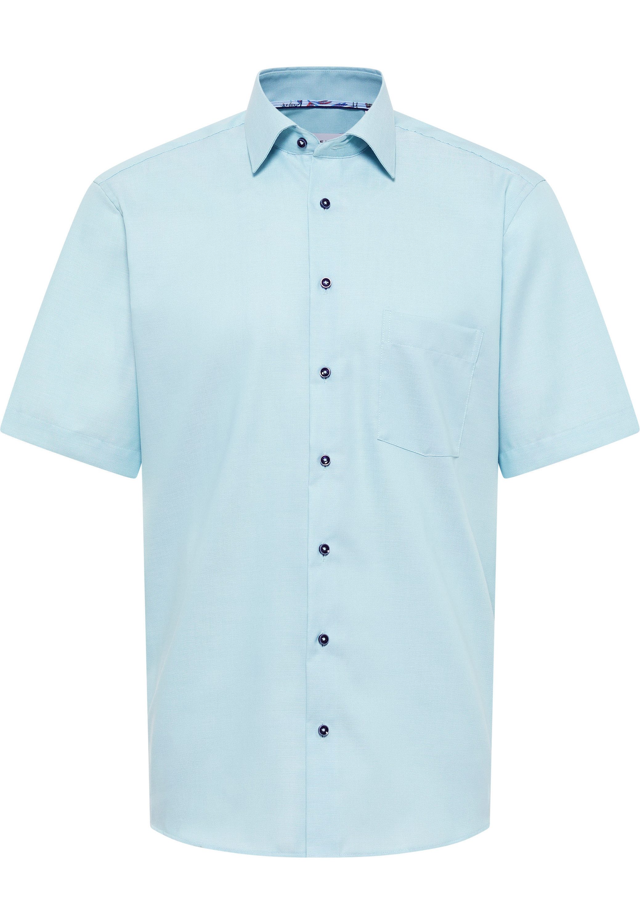 Eterna Overhemd met korte mouwen MODERN FIT NON IRON (strijkvrij)