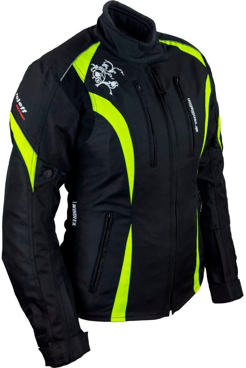 roleff Bikerjack Latina dame Met veiligheidsstrepen