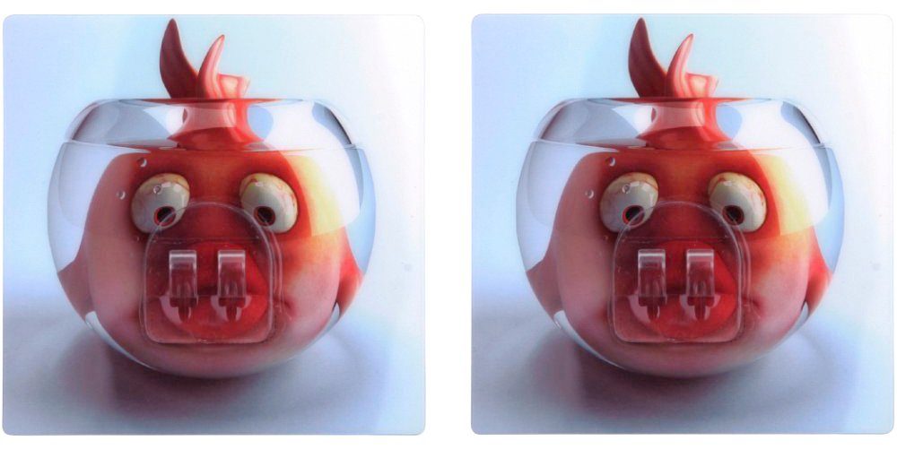 Sanilo Doucherekje Goudvis Haak met beeldmotief