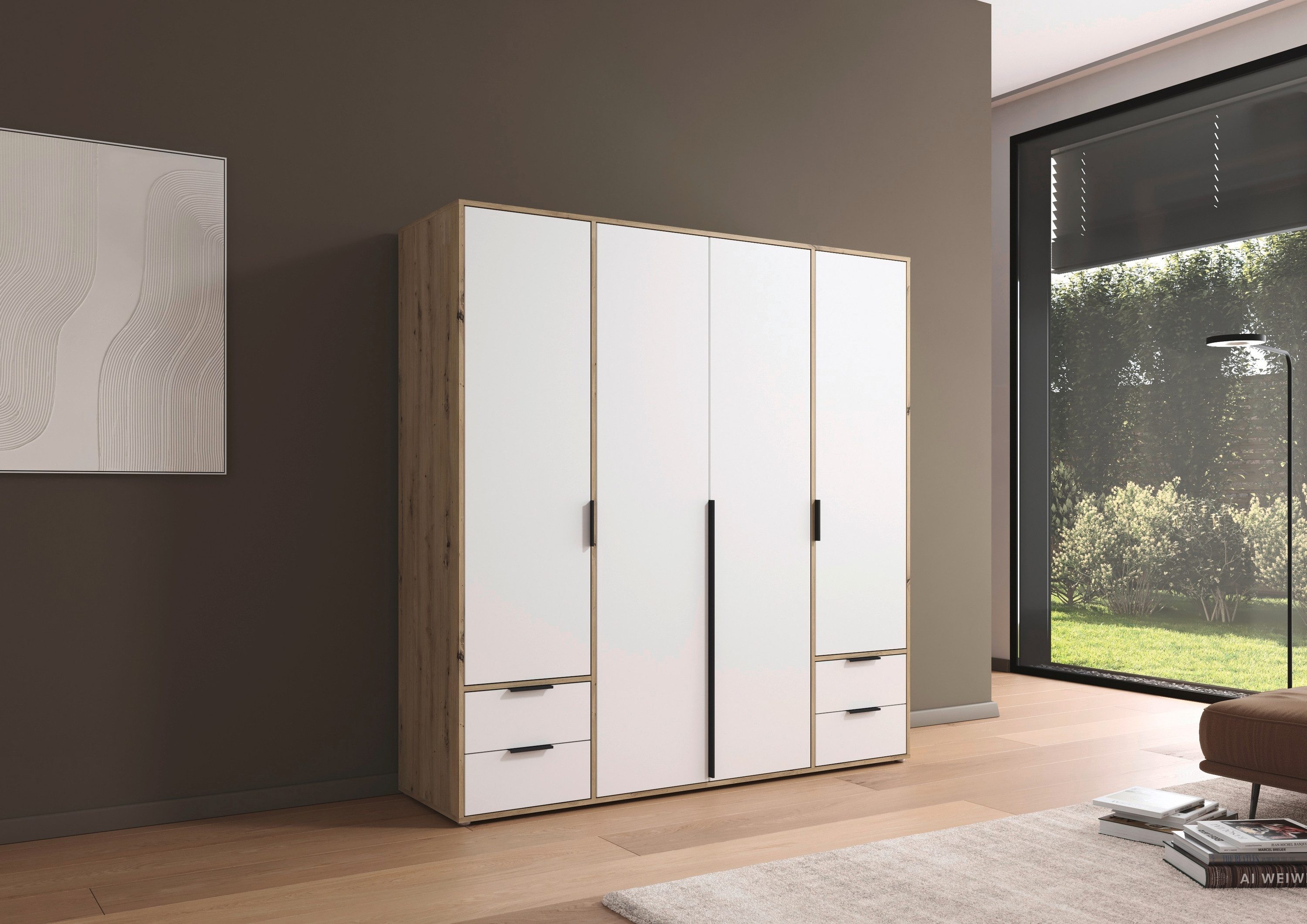 rauch Draaideurkast Kledingkast Kast Garderobe Wasmand NAGATA veel Opbergruimte