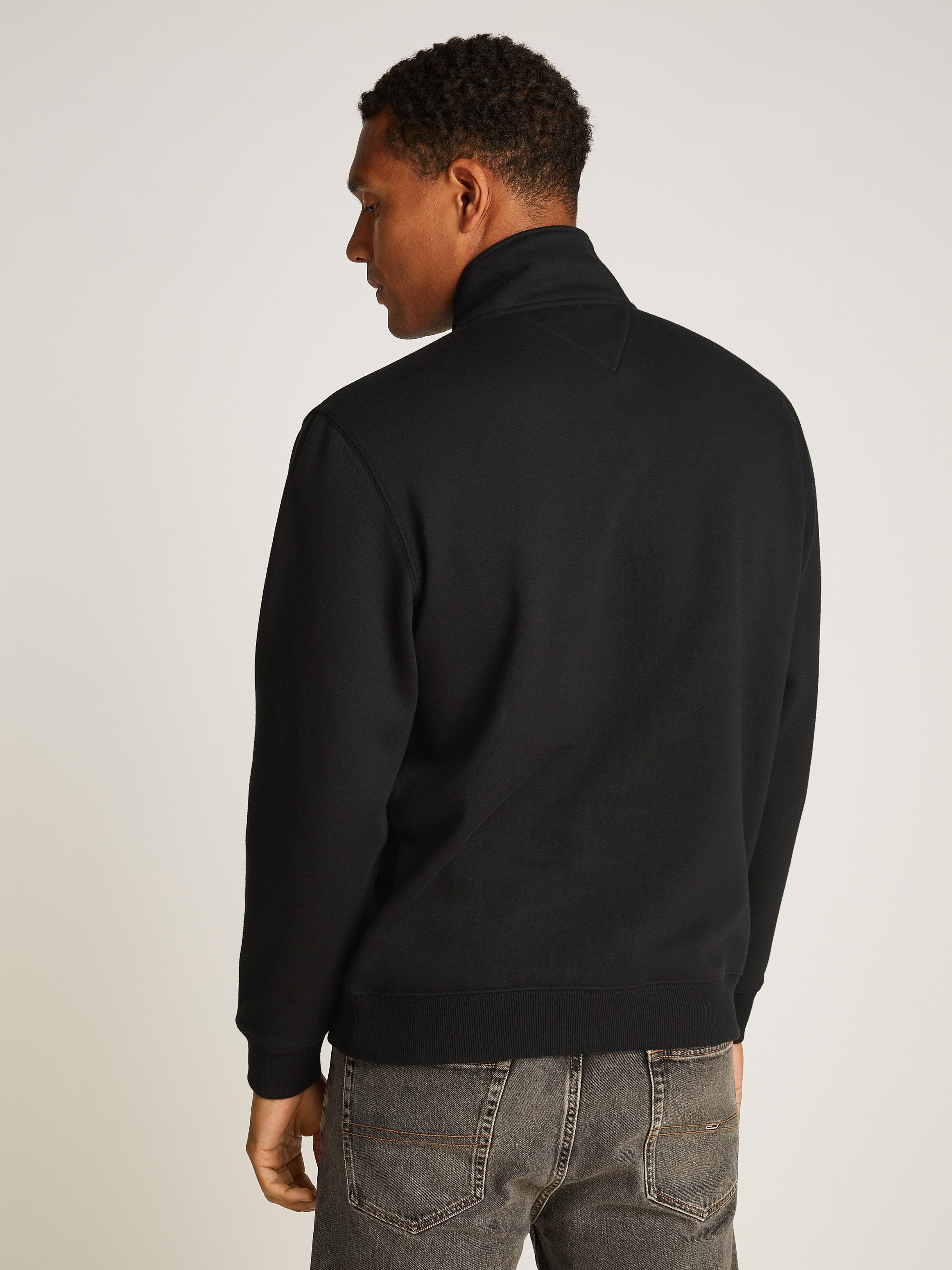 TOMMY JEANS Sweatshirt TJM REG FLEECE 1 4ZIP MOCK NECK