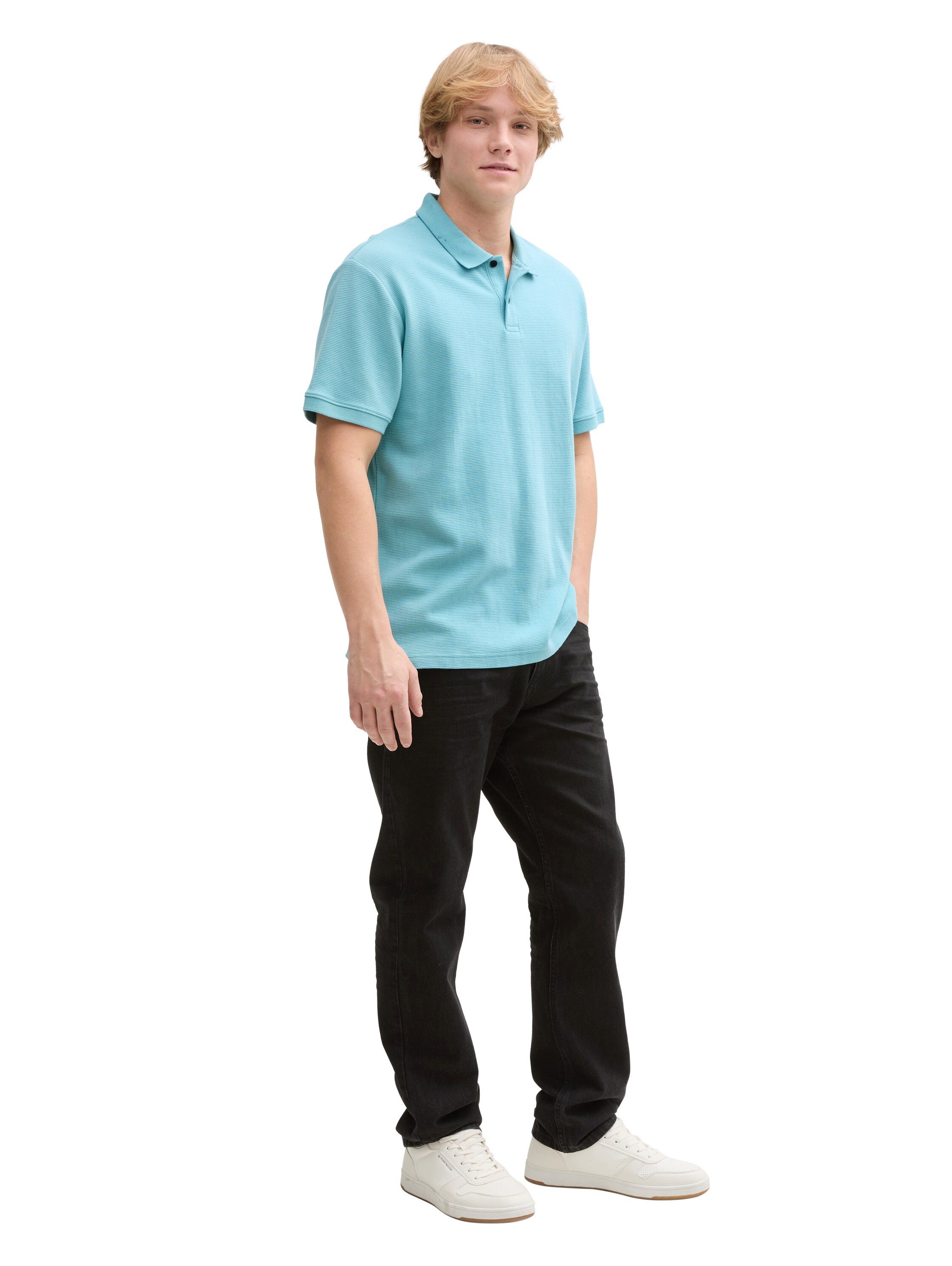 Tom Tailor Denim Poloshirt in relaxed fit