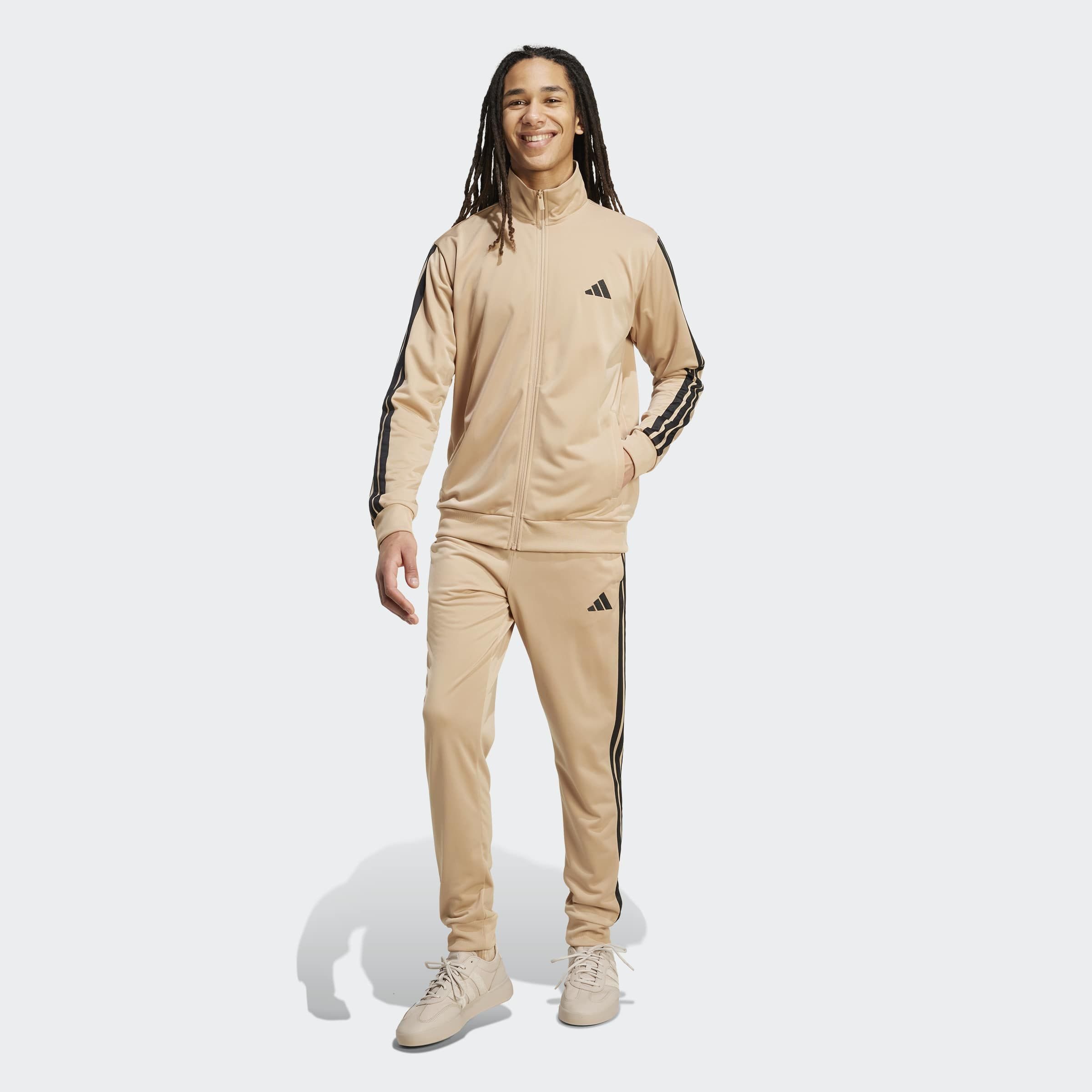 adidas Sportswear Trainingspak M 3S TR TT TS Basic 3-strepen shirt (2-delig)
