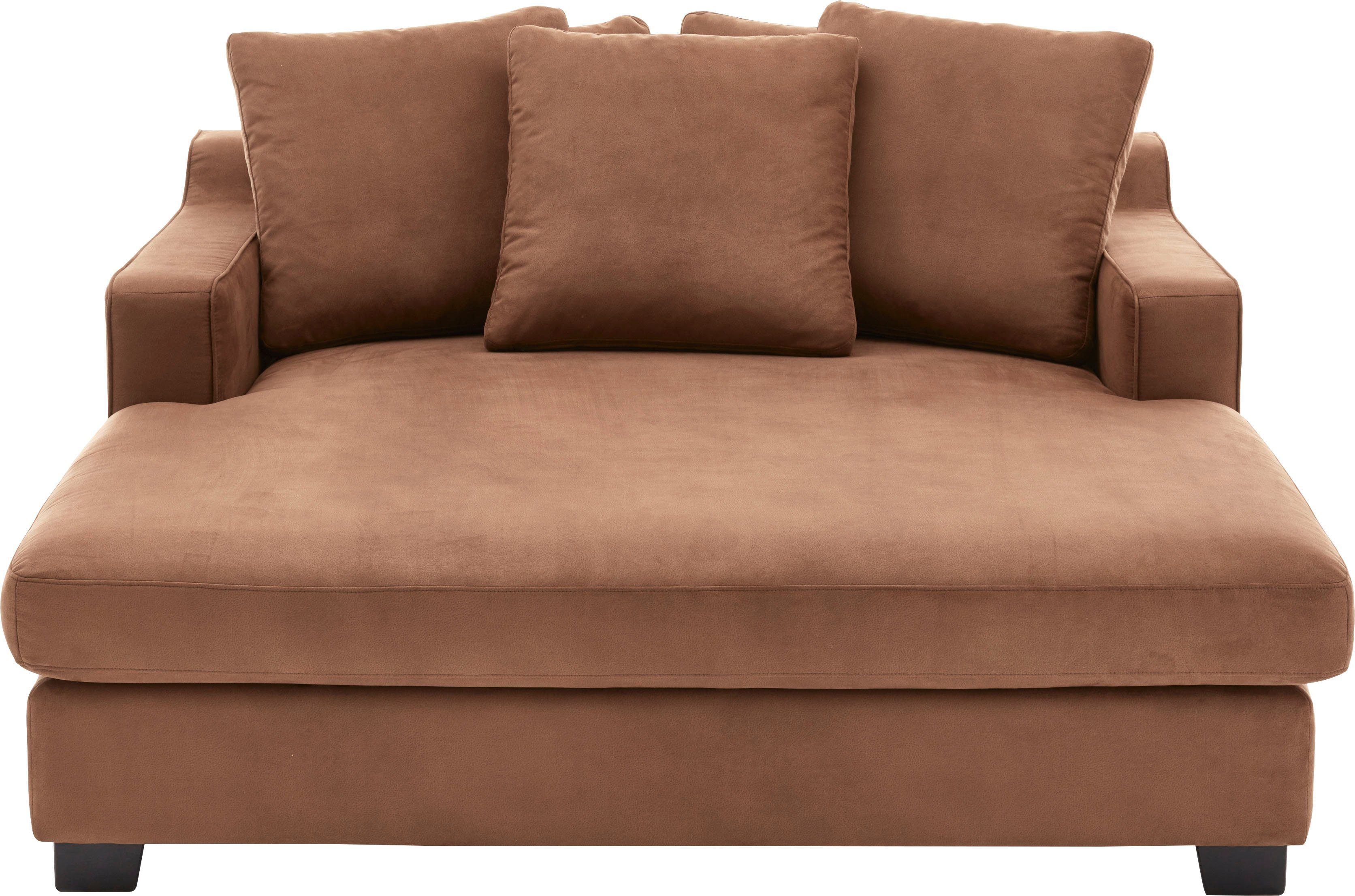 ATLANTIC home collection XXL-fauteuil Nobel Megafauteuil, loveseat, inclusief 5 rugkussens, vrij plaatsbaar