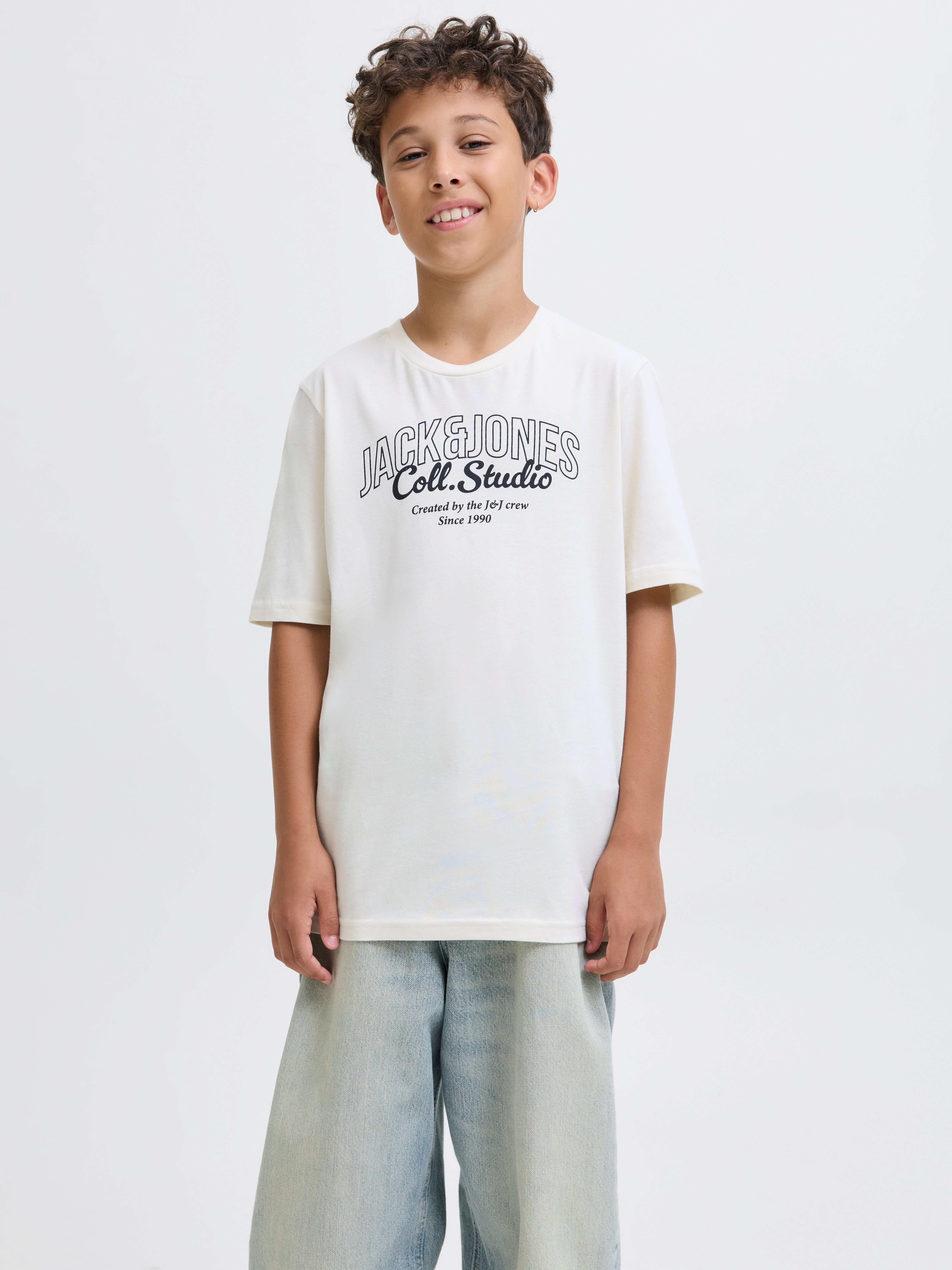 Jack & Jones Junior T-shirt JJMAKOTO TEE SS CREW NECK 5PK MP JNR (set, 5-delig)
