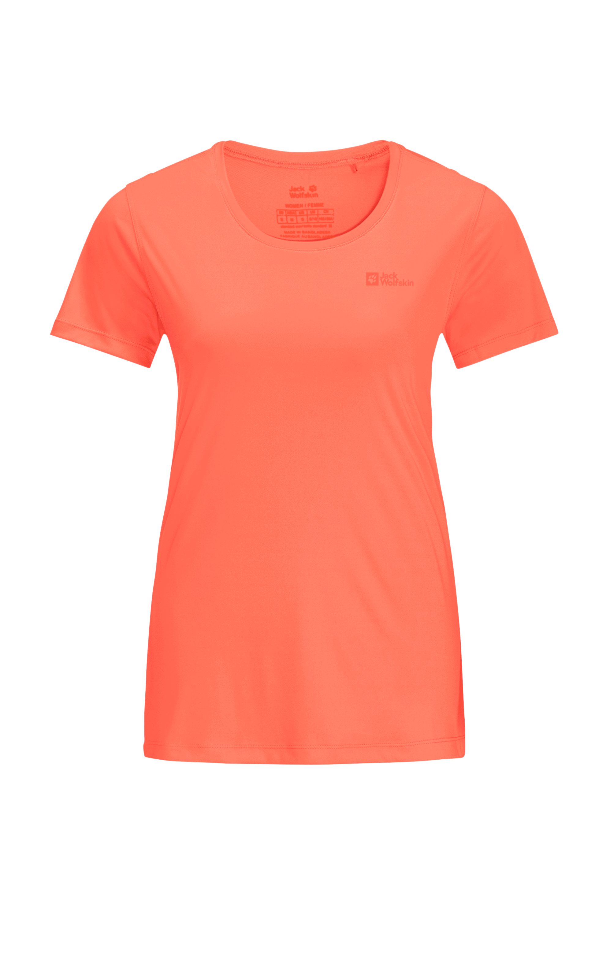 Jack Wolfskin T-shirt TECH T W met actief vochtbeheer en frisheidsfunctie