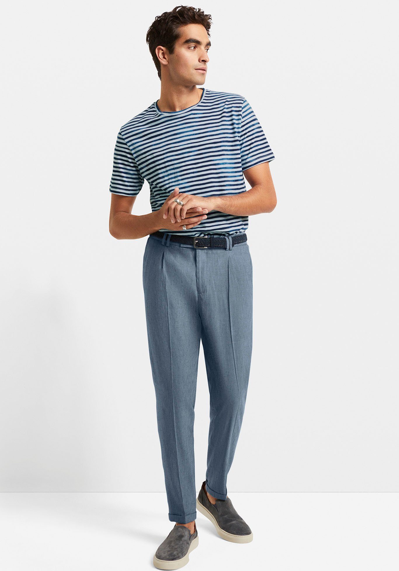 Cinque Pantalon CISAND met bandplooien