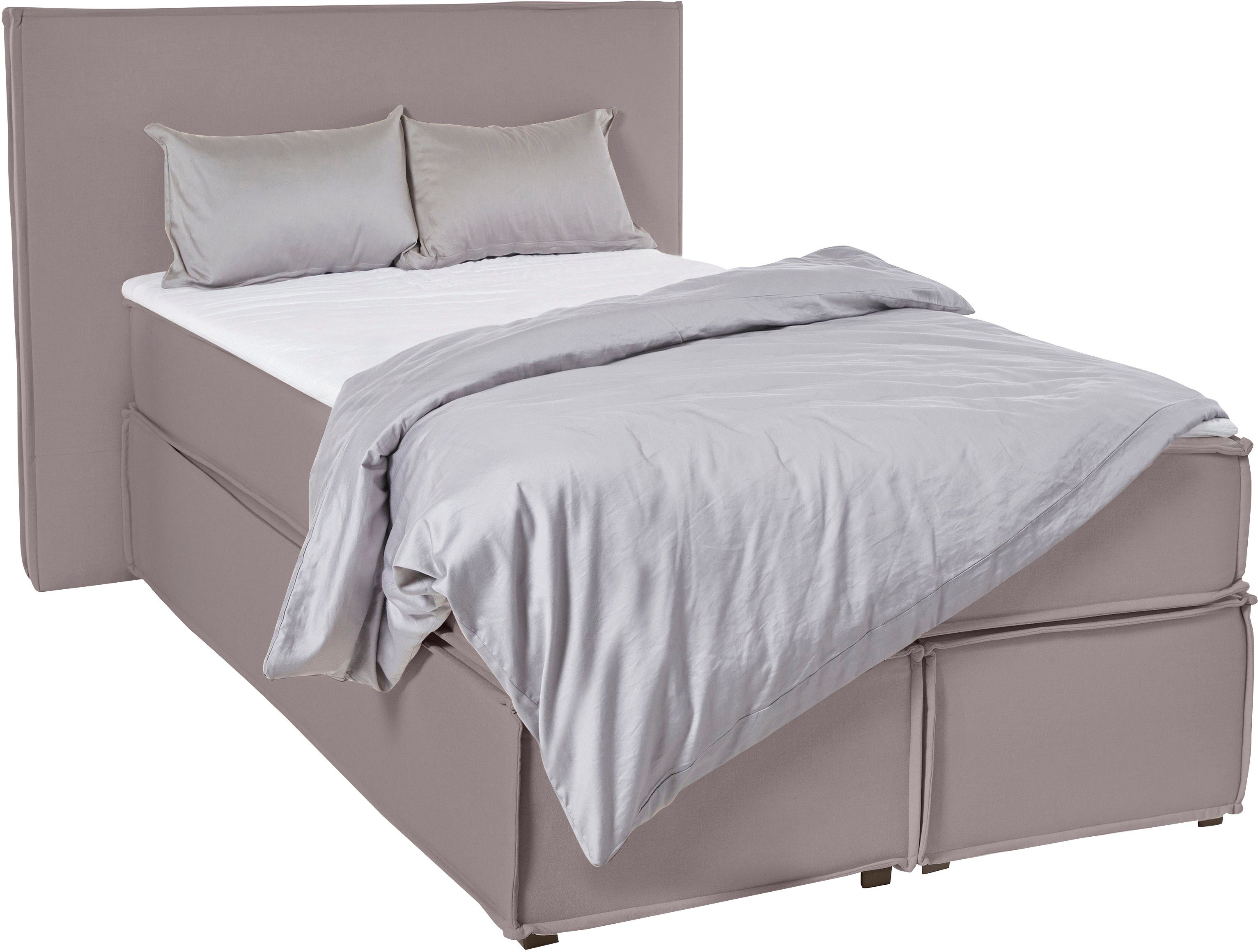 LeGer Home by Lena Gercke Boxspring Yuma incl. topmatras, in 4 breedten, 3 matrassoorten en elk 2 hardheden