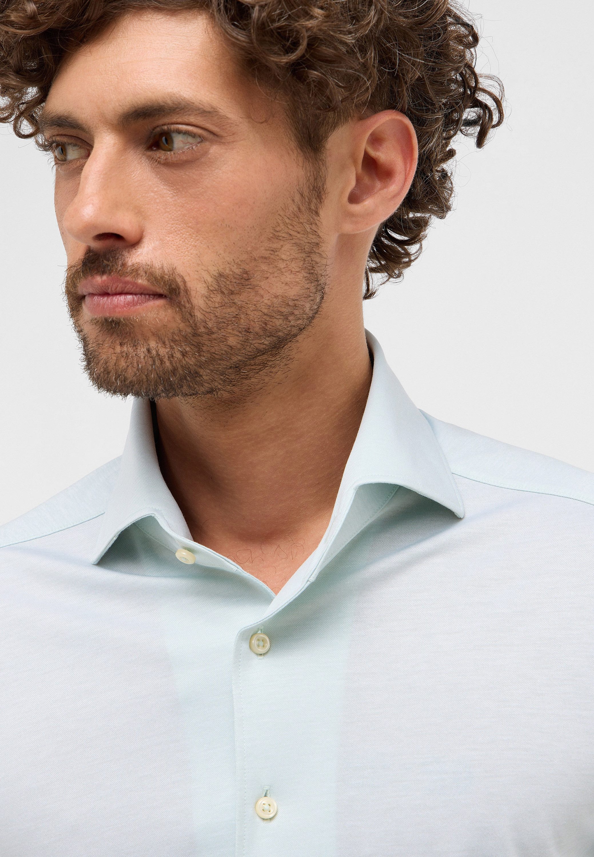 Eterna Overhemd met lange mouwen Slim fit NON IRON (strijkvrij)