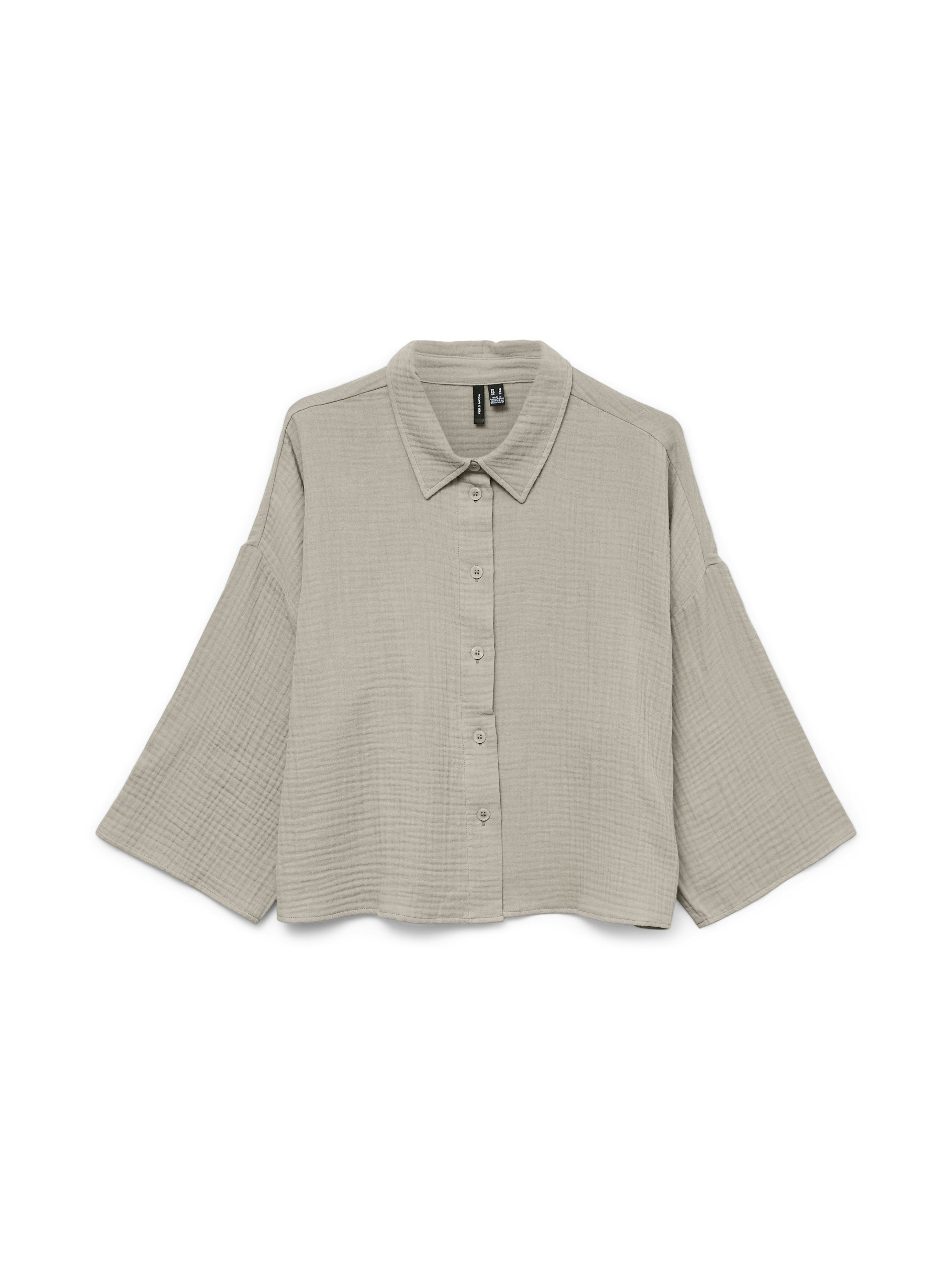 Vero Moda Overhemdblouse VMNATALI CROP SHIRT WVN NOOS
