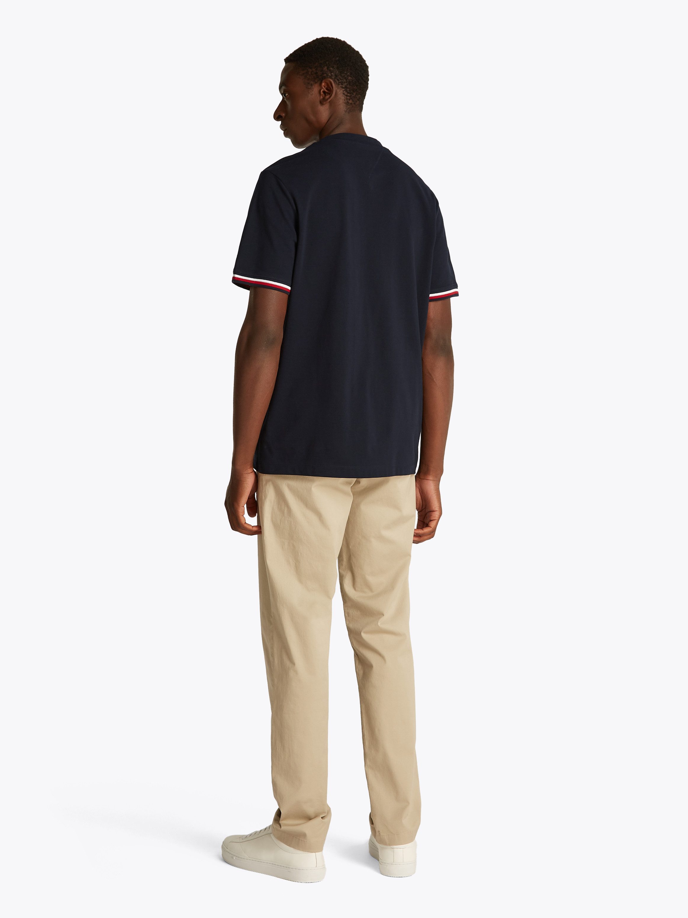 Tommy Hilfiger T-shirt GLOBAL STRIPE CUFF TEE