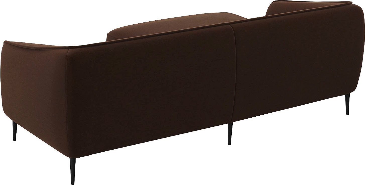 FLEXLUX Hoekbank Belle designbank, comfortabel door koudschuim in de zitting, L-vorm