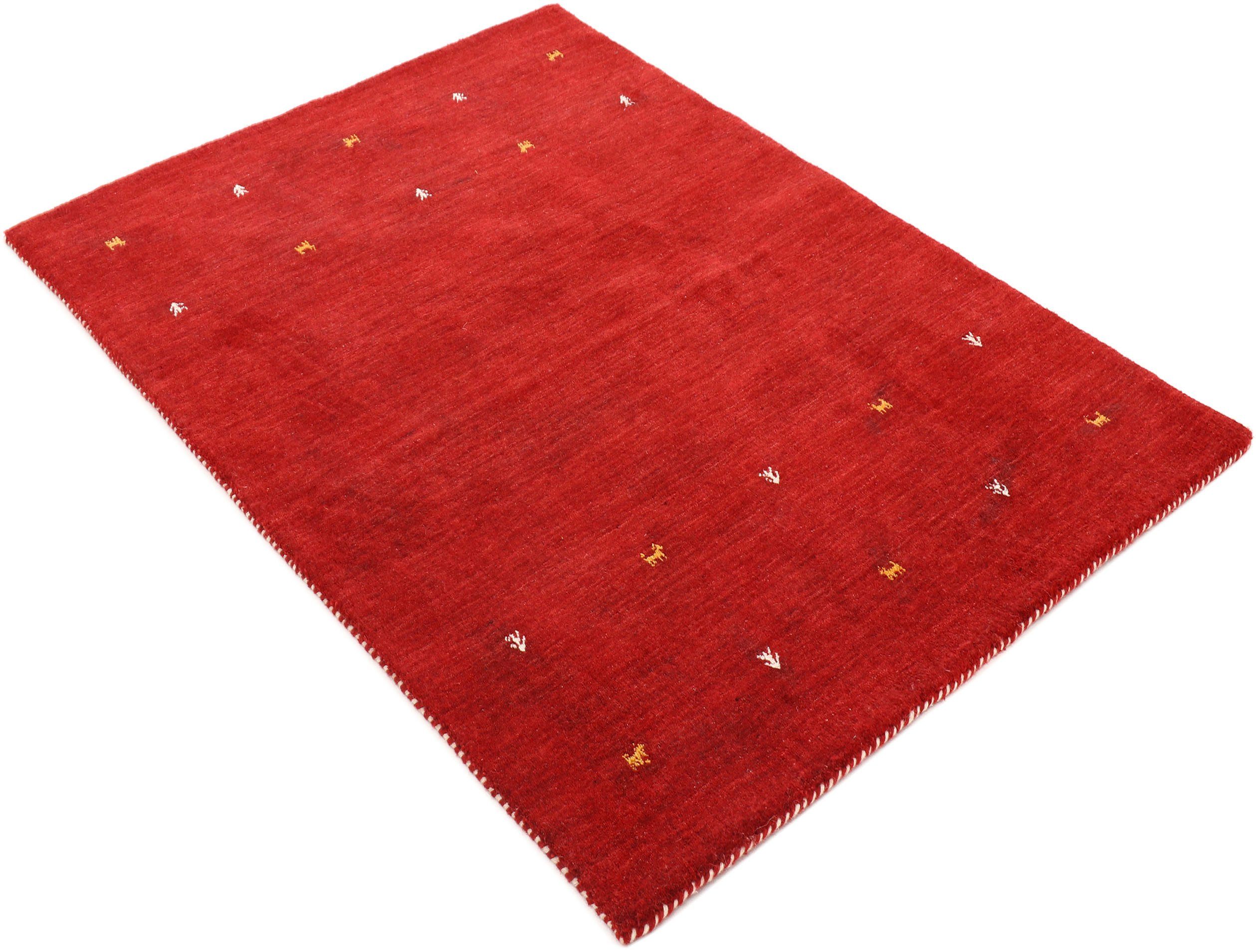 carpetfine Wollen kleed Gabbeh Uni, ook als loper verkrijgbaar