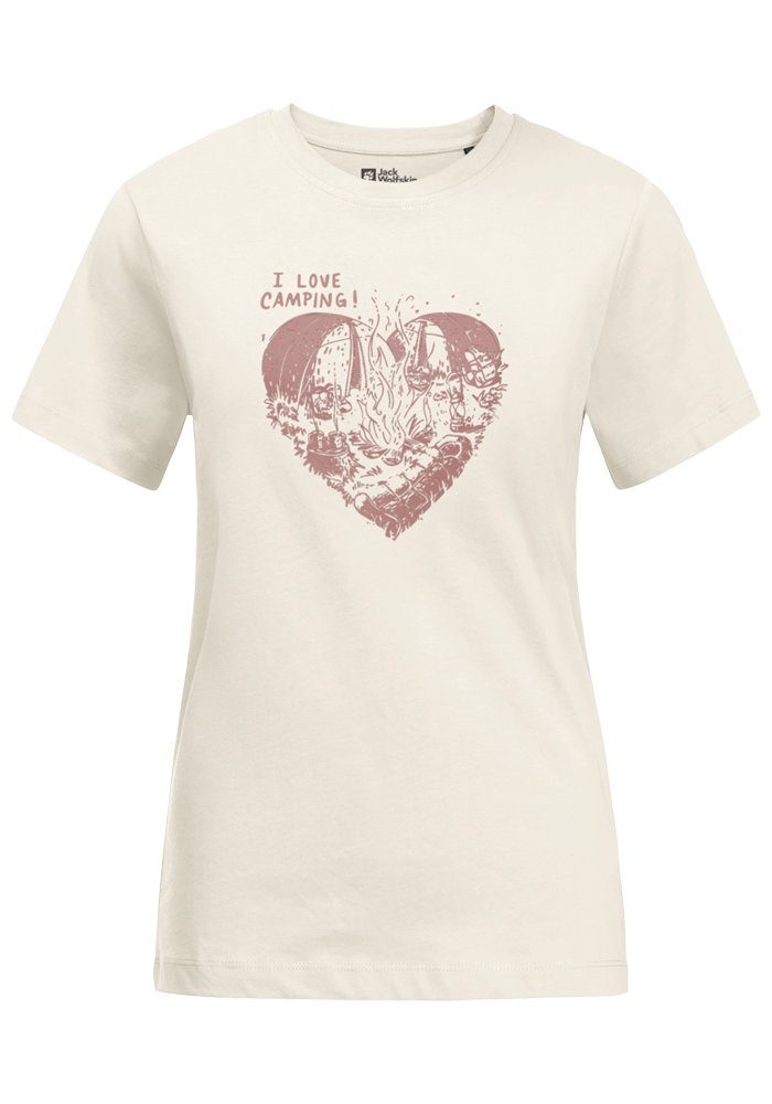 Jack Wolfskin T-shirt CAMPING LOVE T W