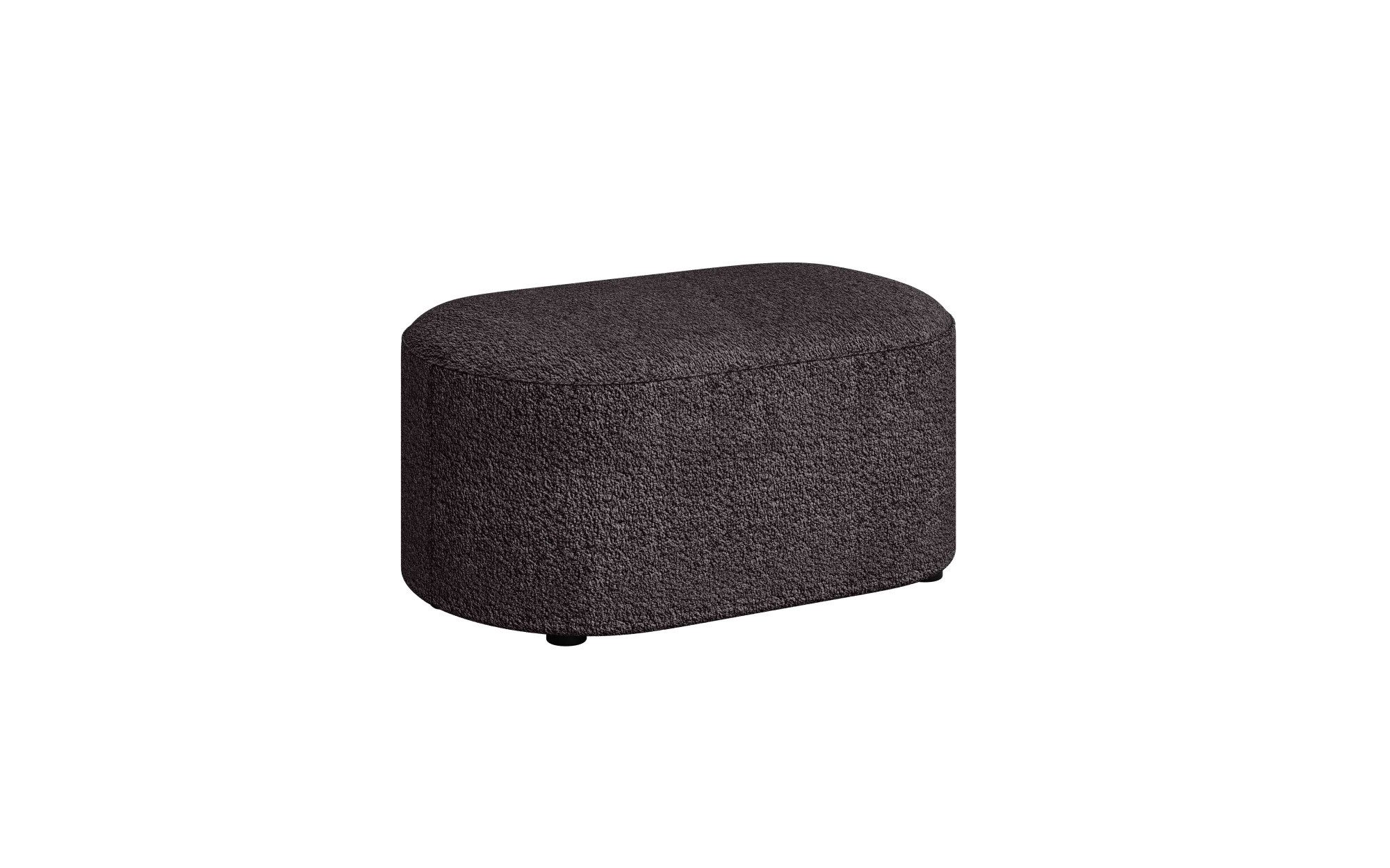 andas Hocker Poef Tvinne, met golvende vering passend bij de hoekbank, ook in bouclé, b/d/h: 90/50/44 cm