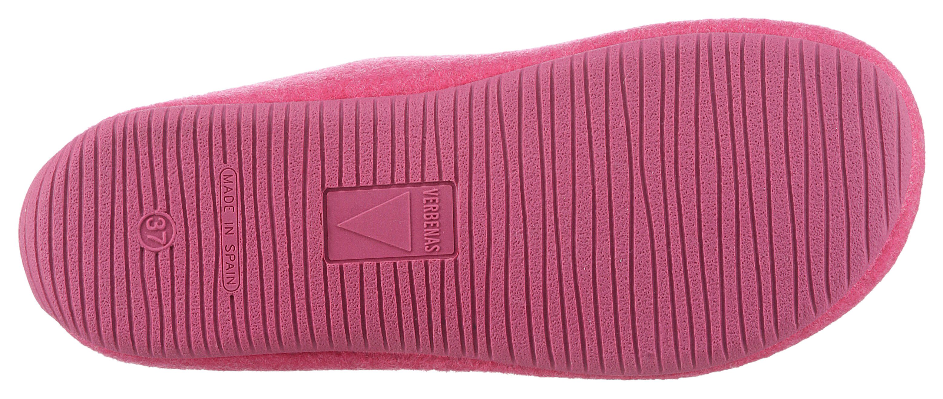 VERBENAS Pantoffels York Fieltro pantoffel, homeslipper, klomp met warme binnenzool