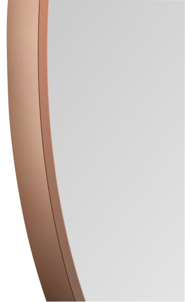 Talos Wandspiegel decoratieve ronde spiegel met aluminiumframe, ø 50 cm