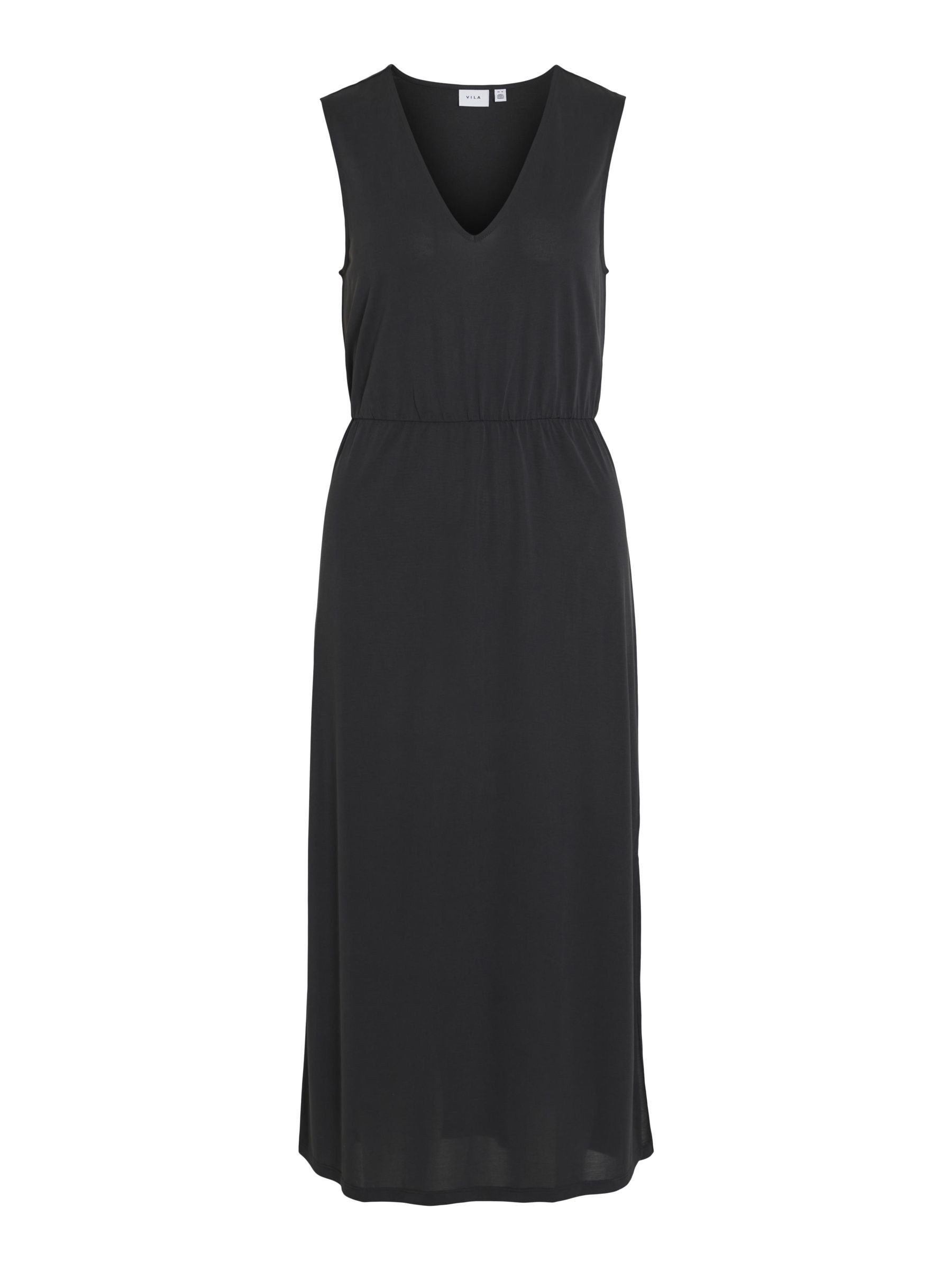 Vila Maxi-jurk VIMODALA V-NECK S L MIDI DRESS NOOS
