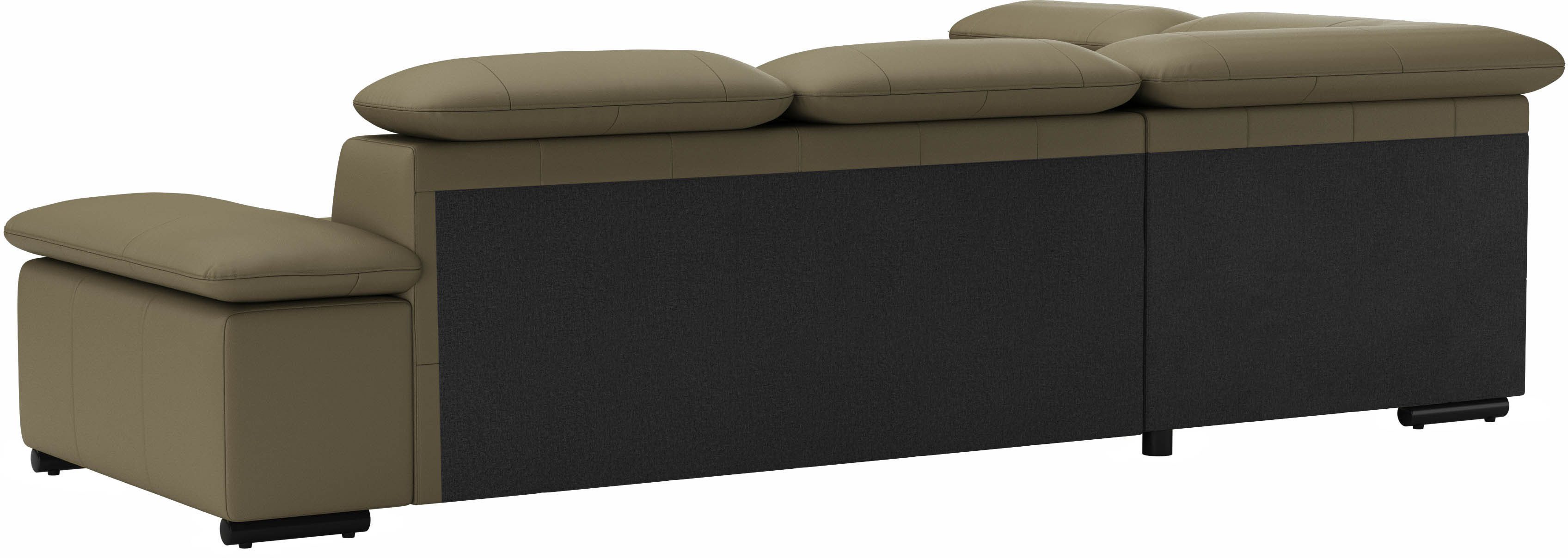 sit&more Hoekbank Alcudia L-vorm met armverstelling, optionele hoofdeindverstelling en bedfunctie