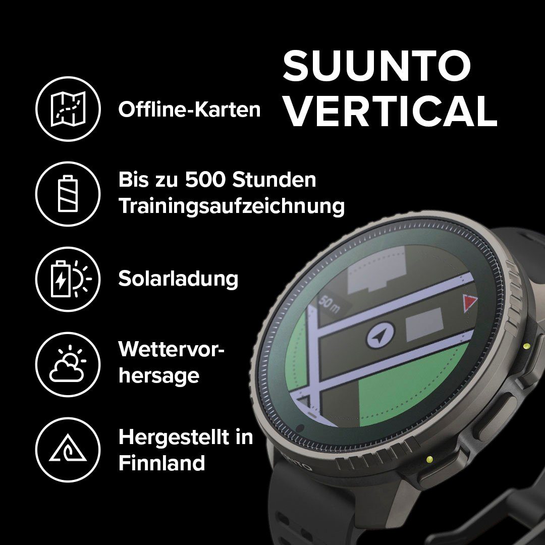 Suunto Smartwatch Vertical GPS Watch Titanium