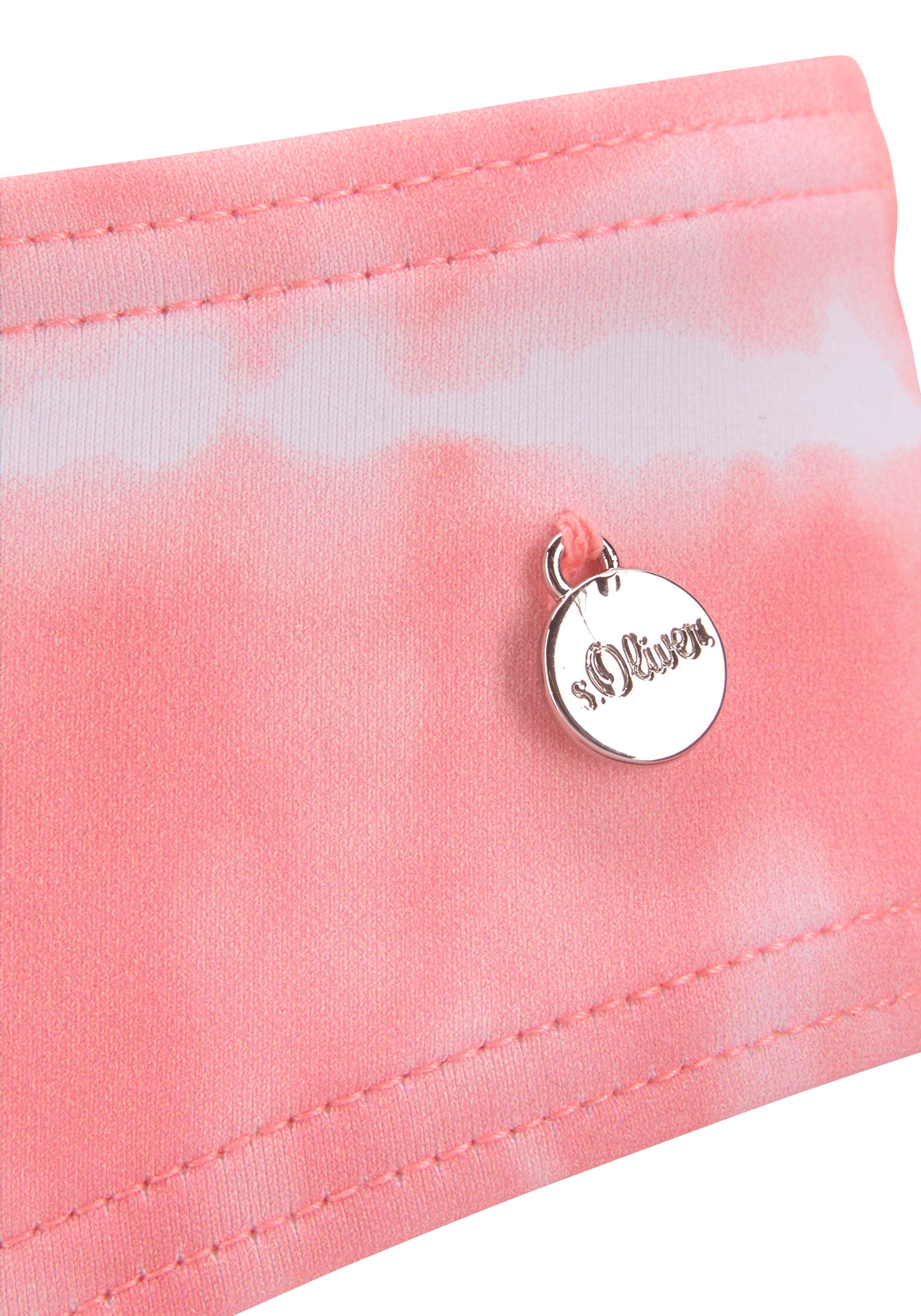 s.Oliver RED LABEL Beachwear Bikinibroekje Enja met batikprint