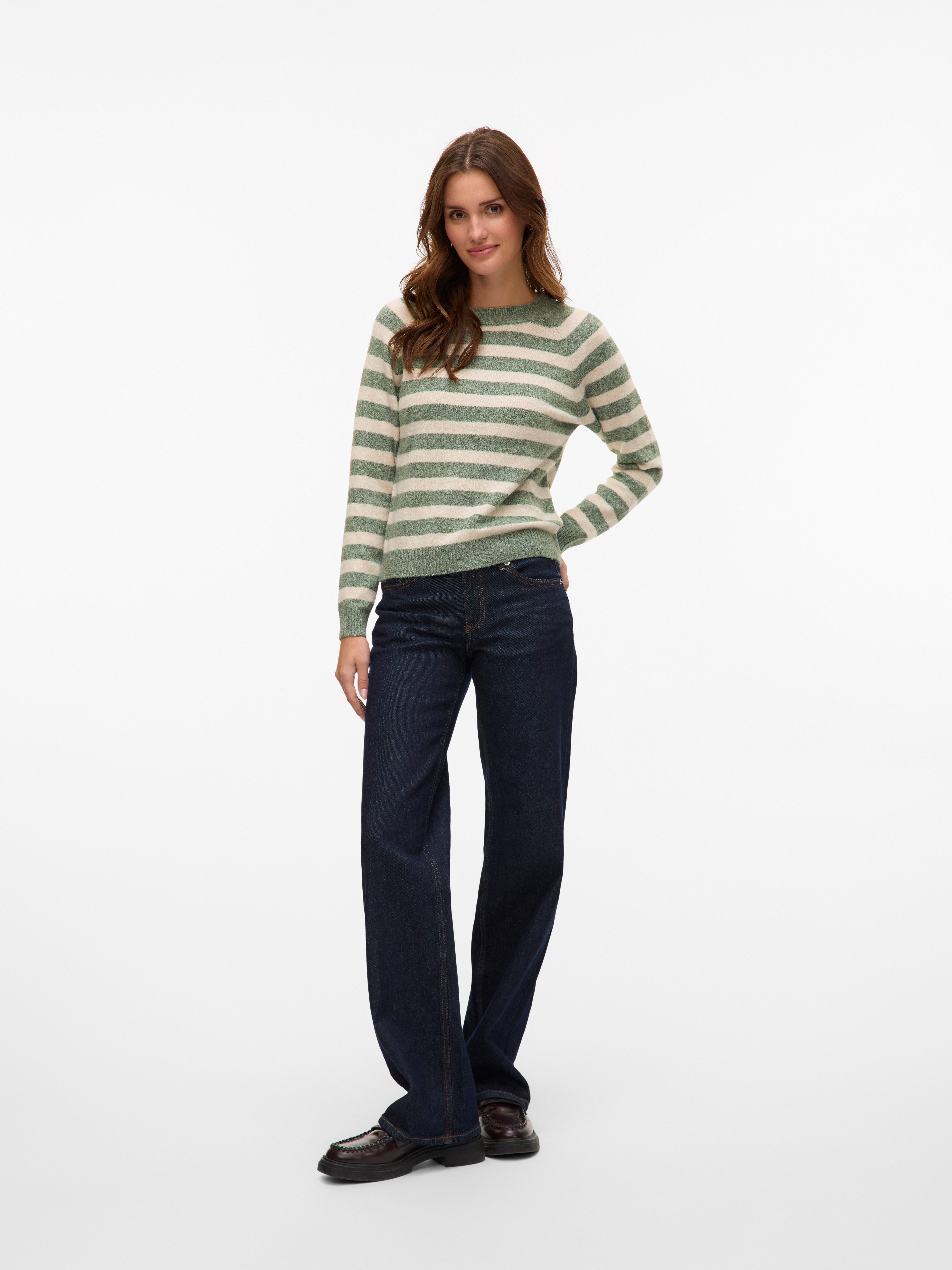 Vero Moda Trui met ronde hals VMDOFFY LS O-NECK BLOUSE GA NOOS