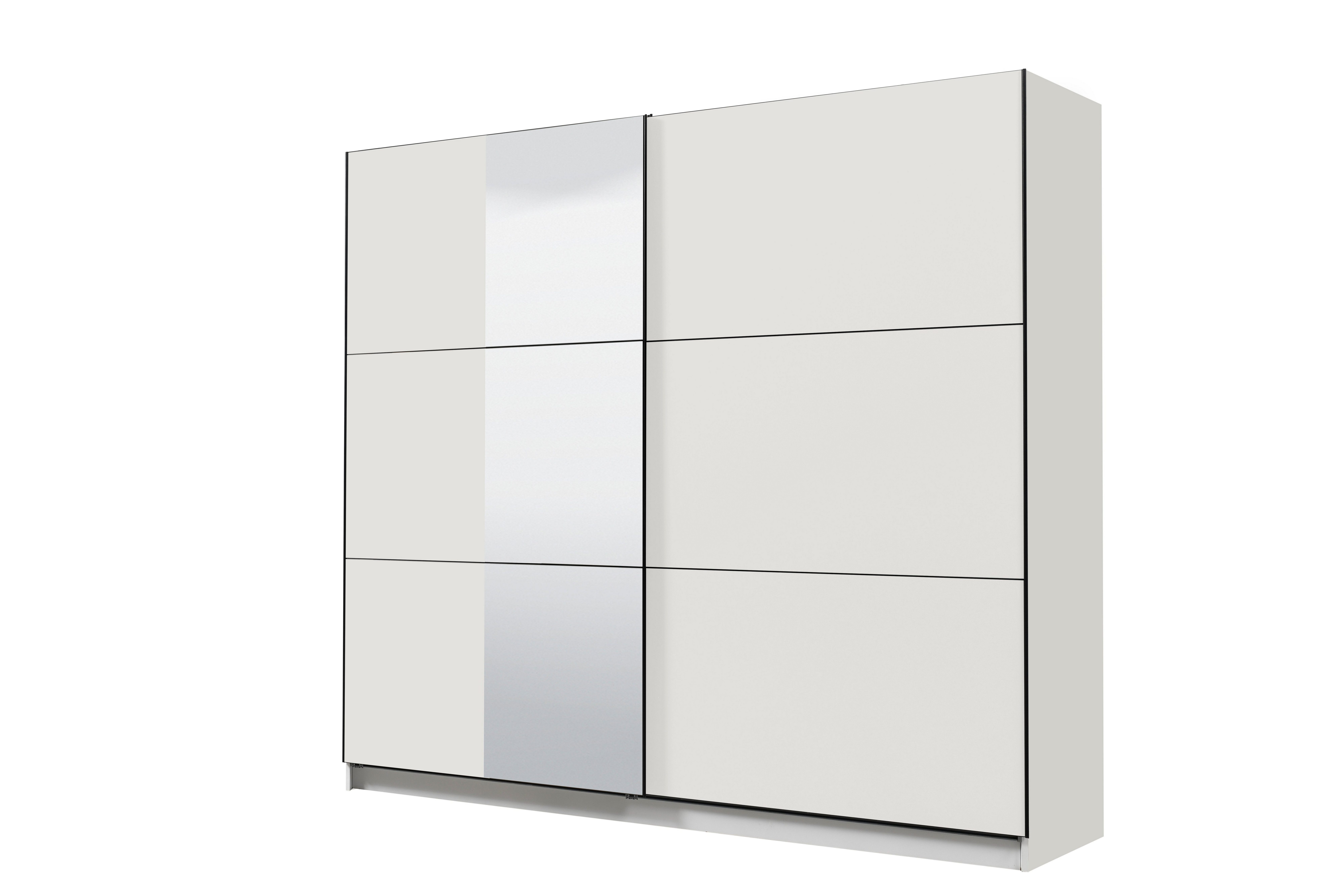 INOSIGN Zweefdeurkast Sierra kledingkast met spiegel linnenkast garderobe Topseller INCLUSIEF interne indeling, FSC®-gecertificeerd, OTTOs Choice