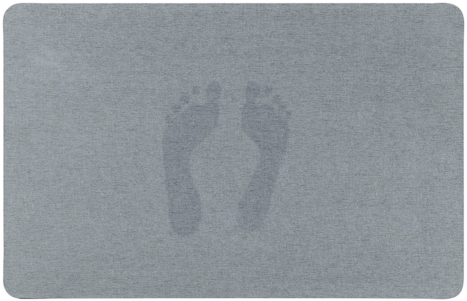 WENKO Badmat waterabsorberend, antislip onderkant, polyester oppervlak (1 stuk)