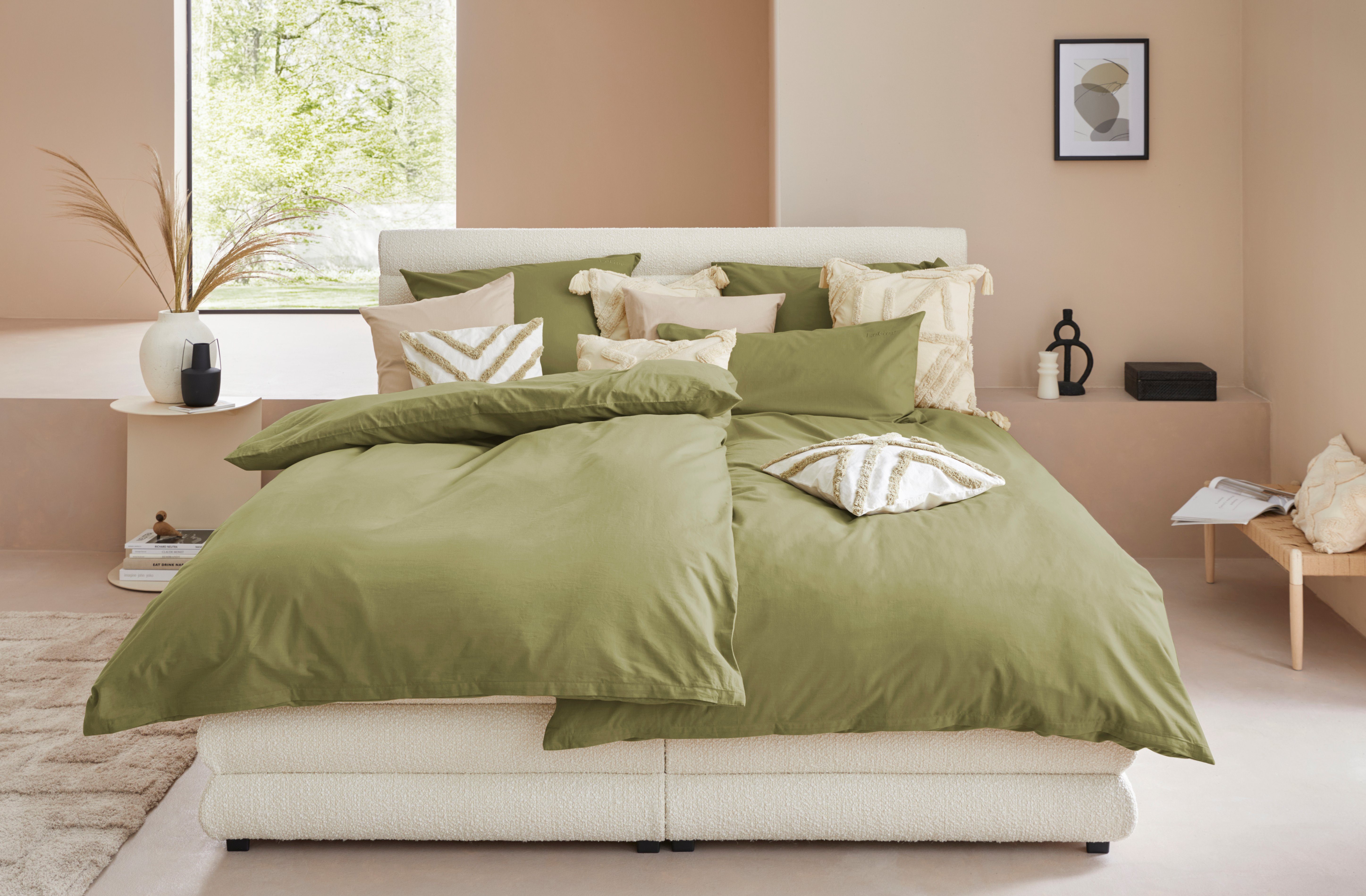 LeGer Home by Lena Gercke Sierkussen Marusha Kussenovertrekken, 2 stuks, zonder vulling, met getuft motief (2 stuks)