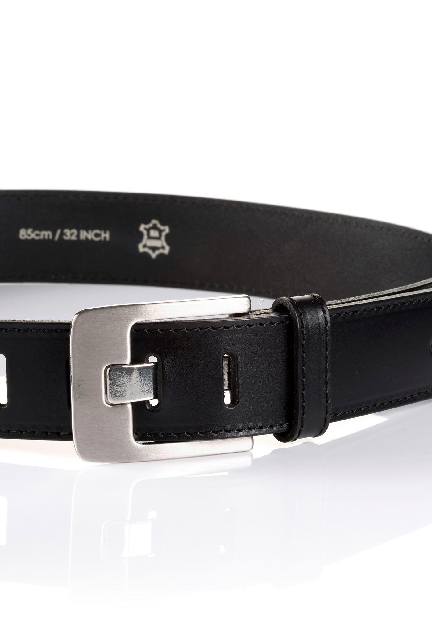 Tom Tailor Leren riem TTLAUREL 4 cm brede damesriem must-have voor denim-look