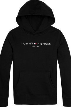 tommy hilfiger hoodie zwart
