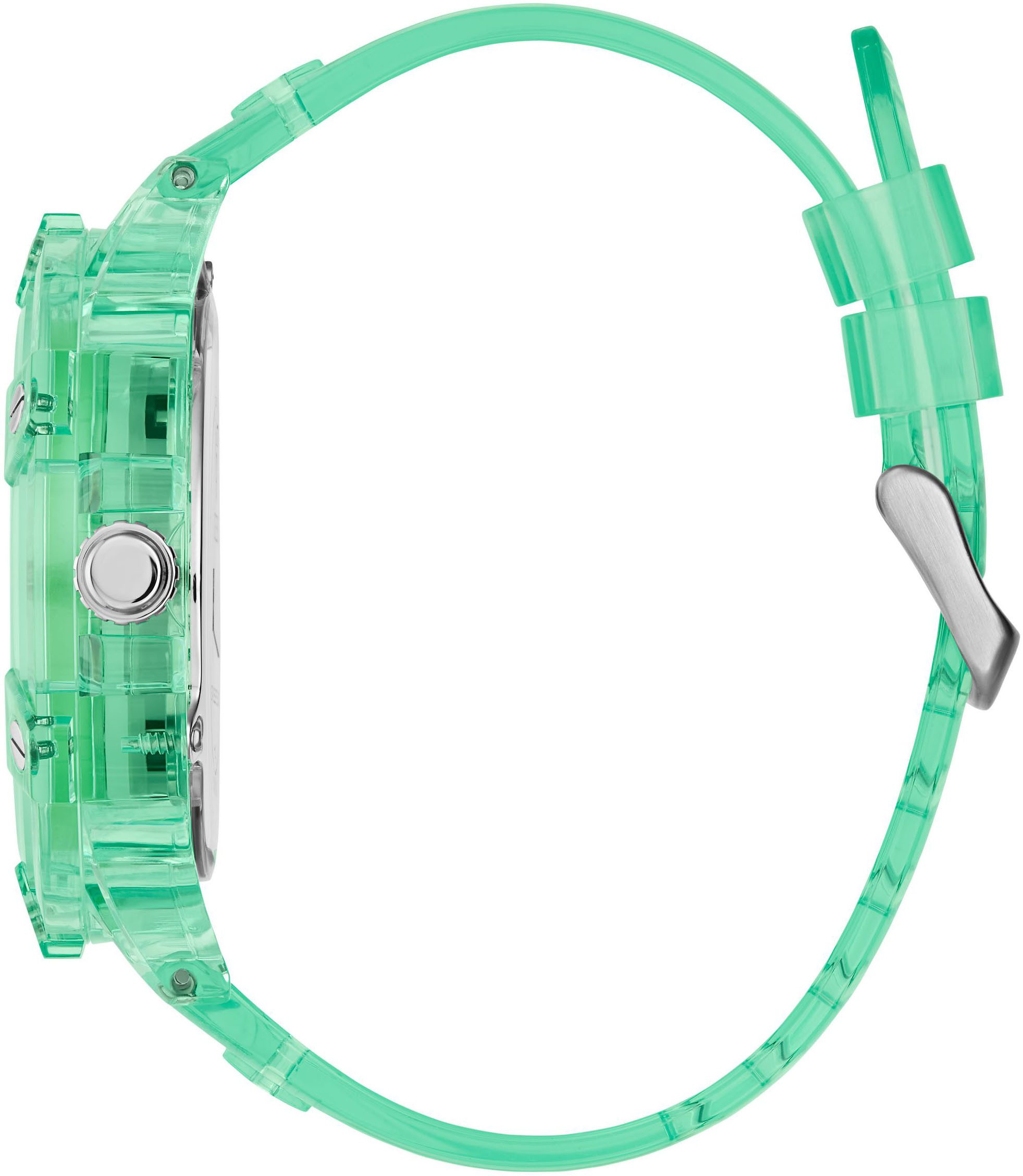 Guess Multifunctioneel horloge King Quartz horloge, polshorloge, herenhorloge, datum, weekdag, polyurethaan band
