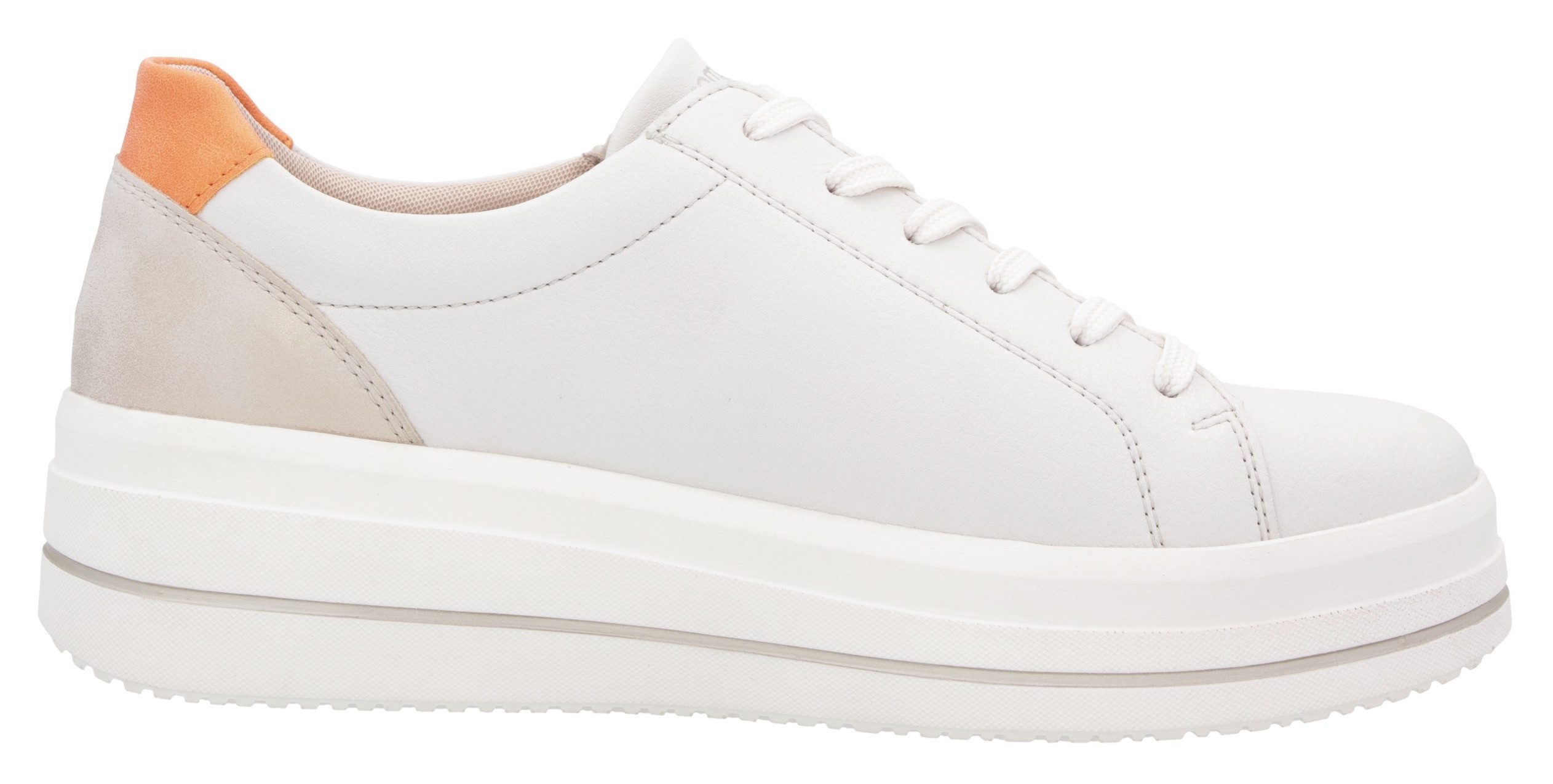 Remonte Plateausneakers ELLE-Collection , vrijetijdsschoen, lage schoen, veterschoen met zachte inlegzool