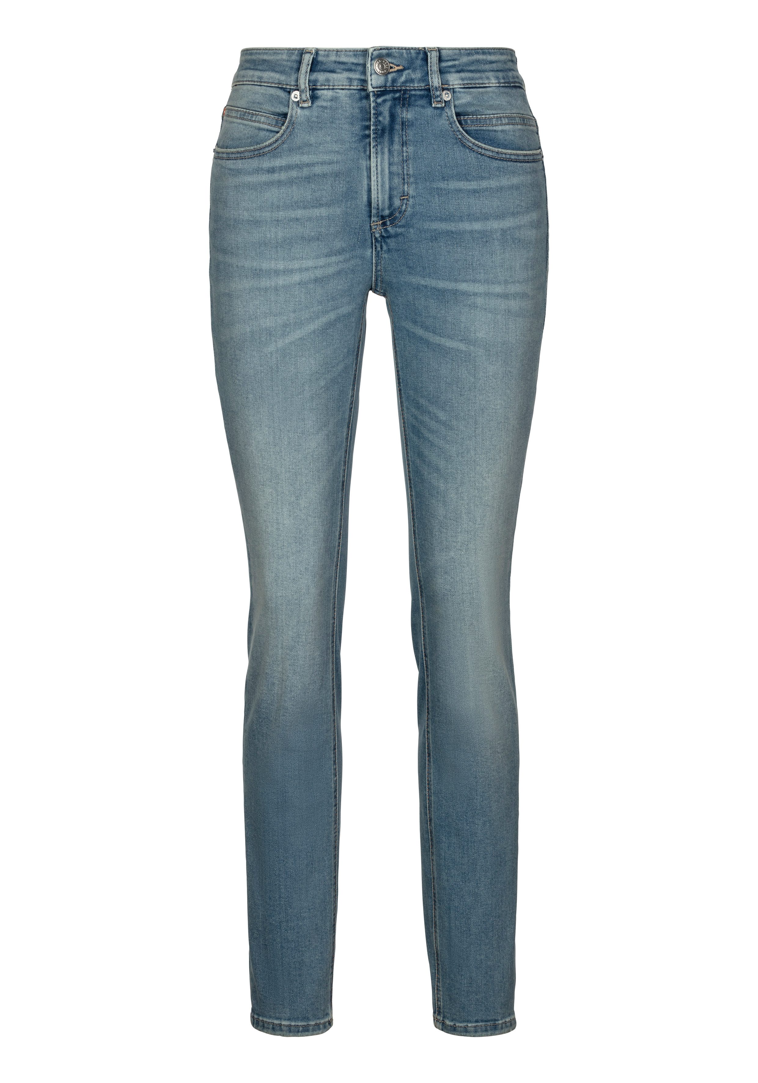 Boss Orange Skinny fit jeans Jackie Mid Rise Mid Waist, middelhoge taille Premium Denim Jeans (BOSS ORANGE DENIM)