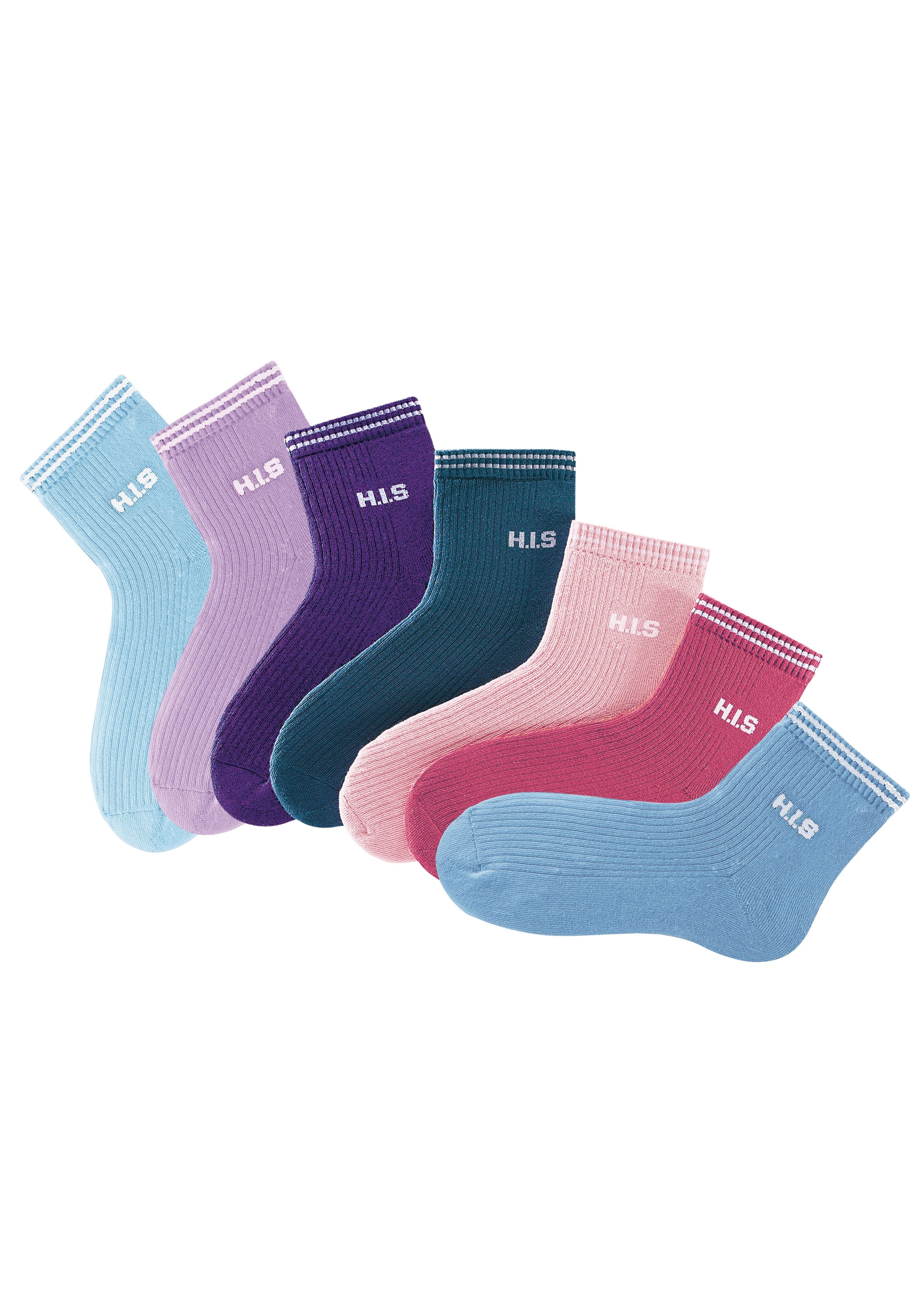 H.I.S Korte sokken met frotté (set, 7 paar)