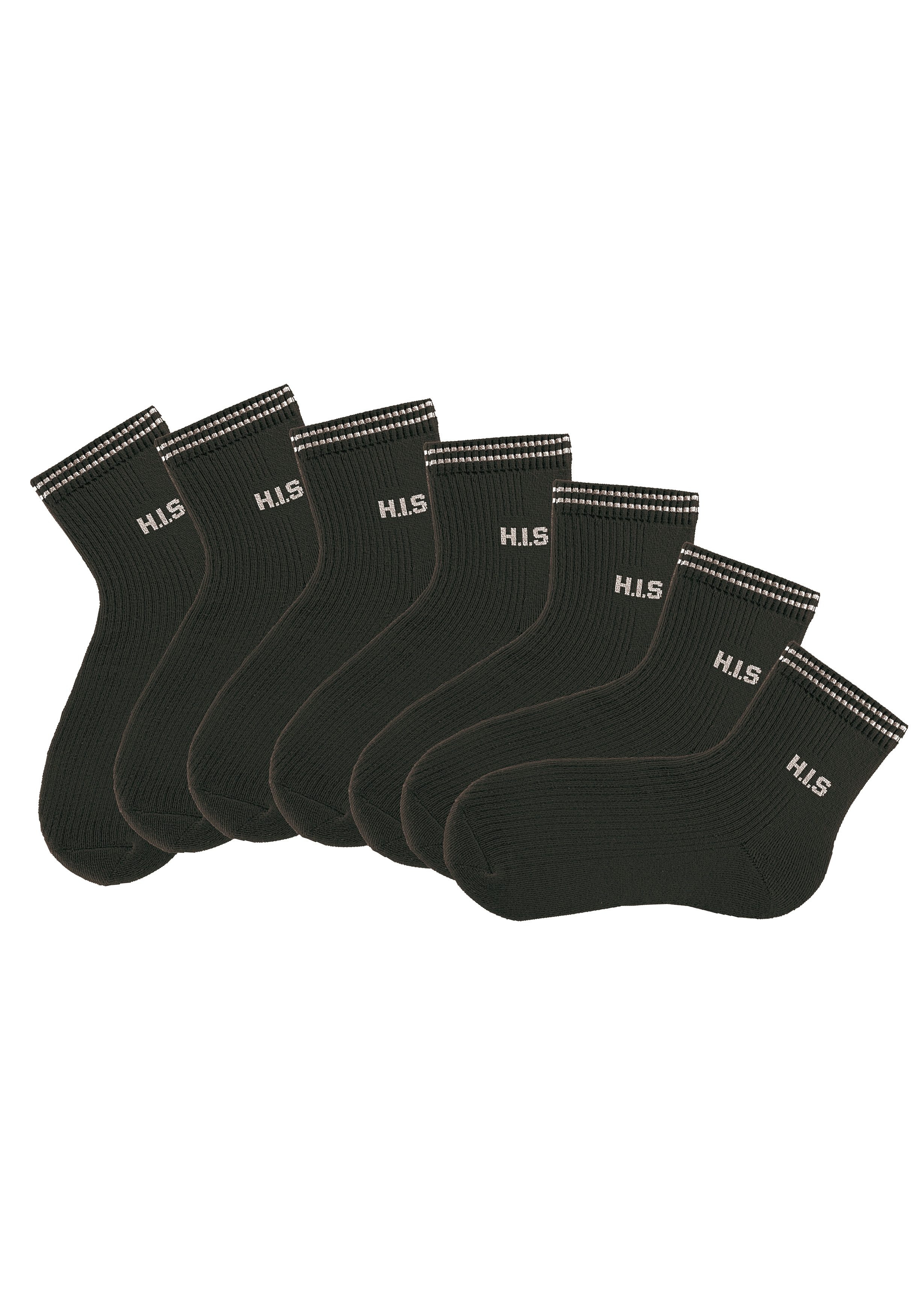 H.I.S Korte sokken met frotté (set, 7 paar)