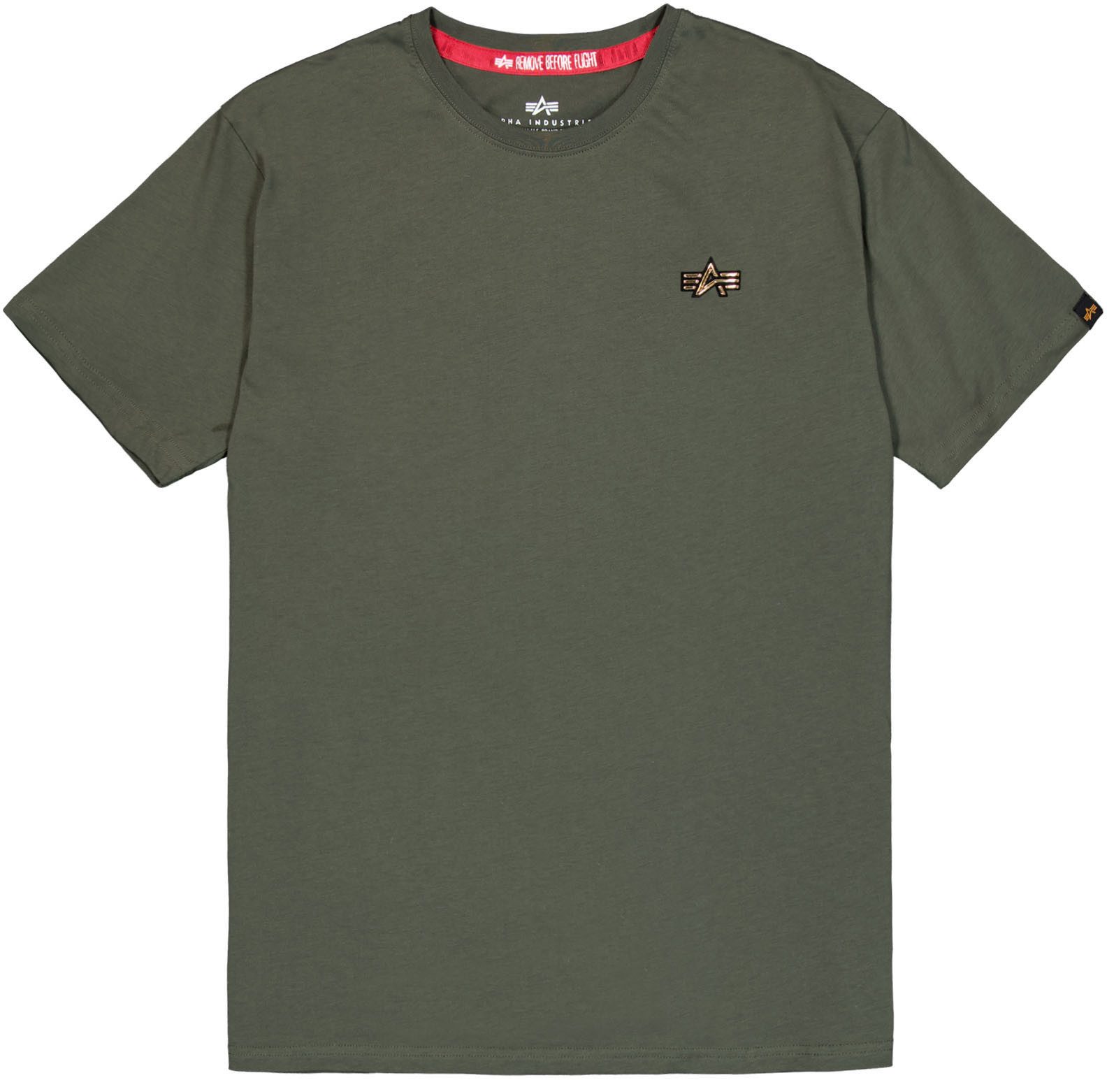 Alpha Industries Shirt met ronde hals 3D Small Logo T