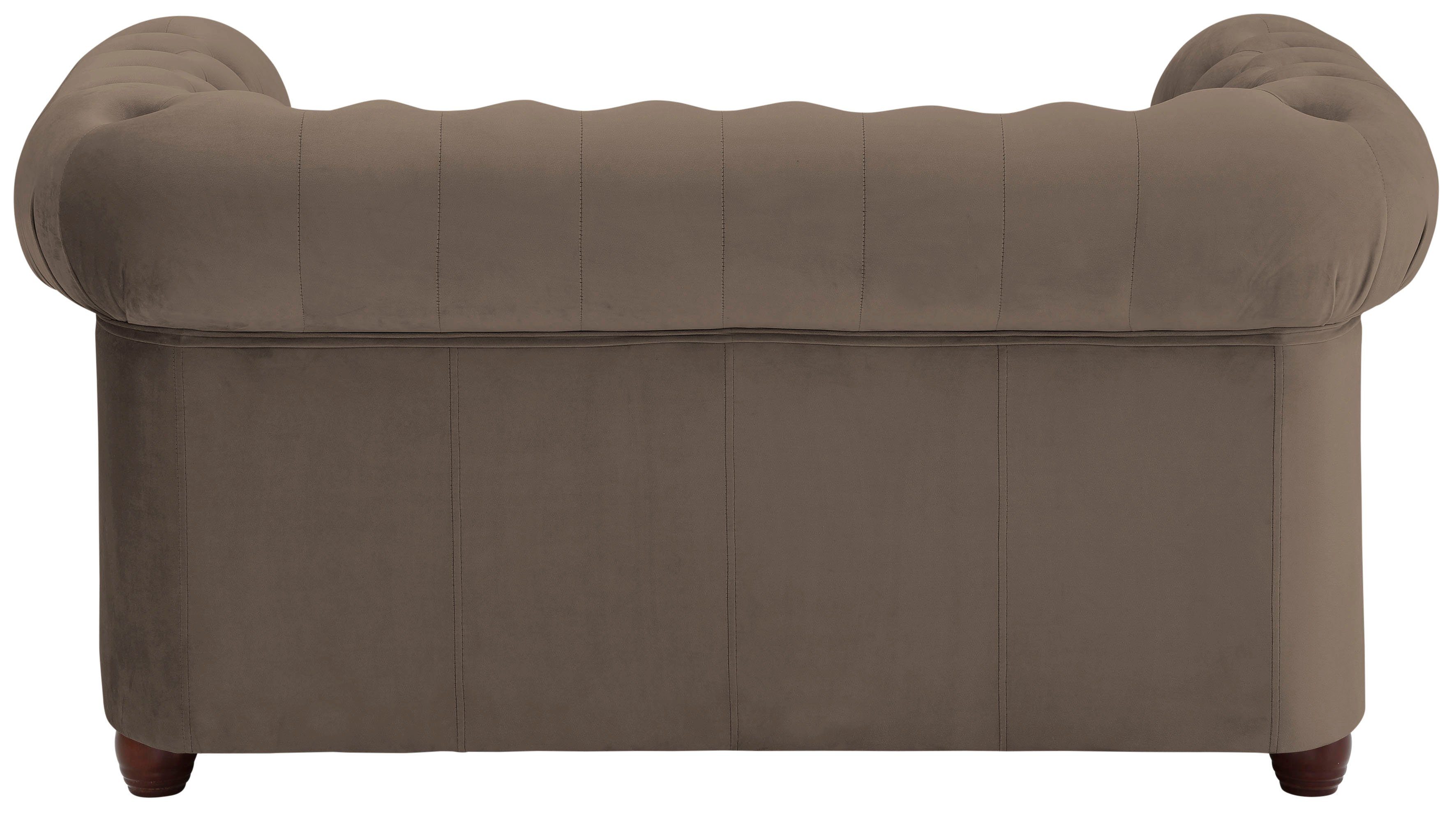 Home affaire Chesterfield-bank New Castle met hoogwaardige capitonnage in chesterfield-design, bxdxh: 148x86x72