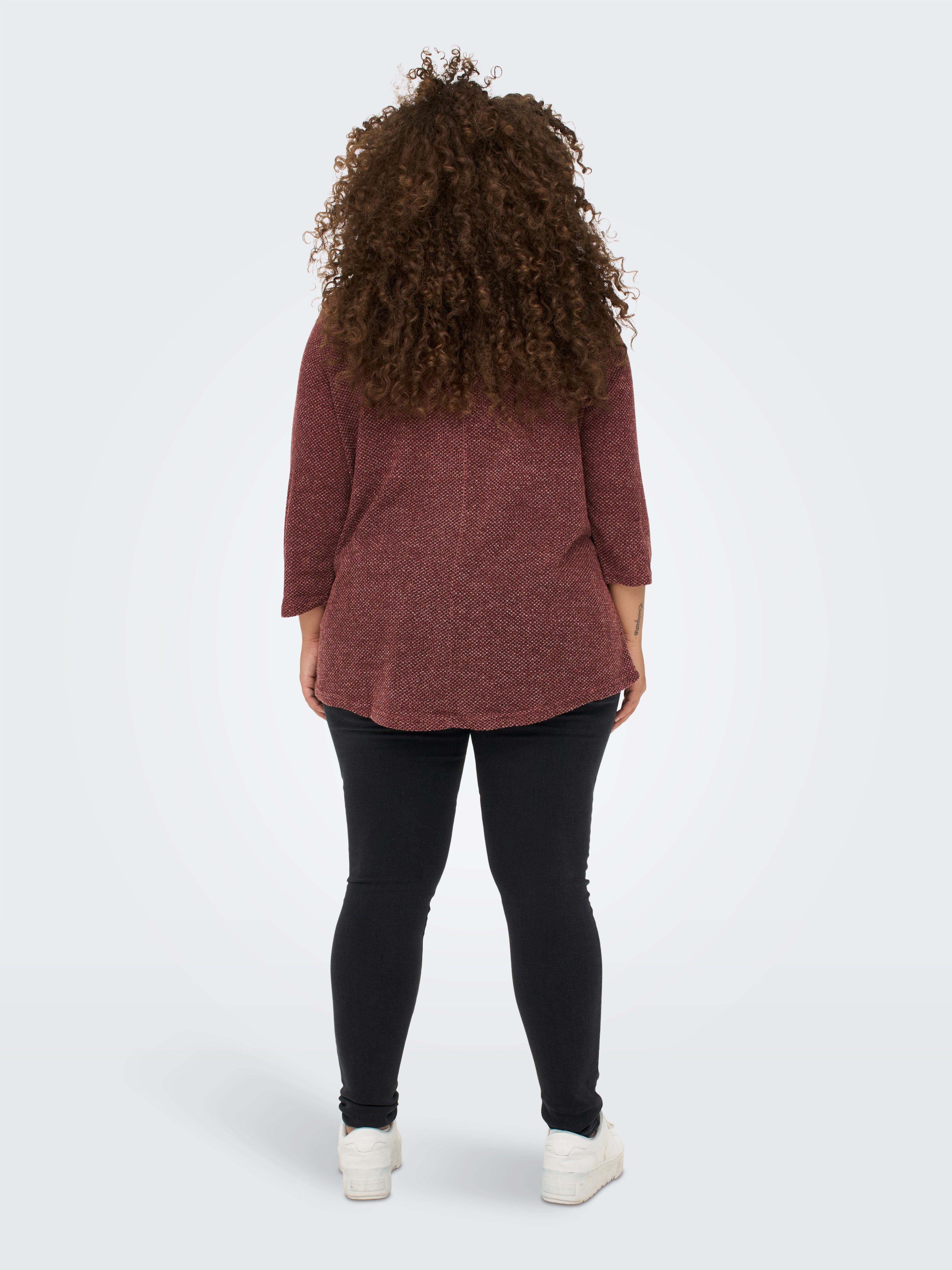 ONLY CARMAKOMA Shirt met 3/4 mouwen CARMARTHA 3/4 TOP