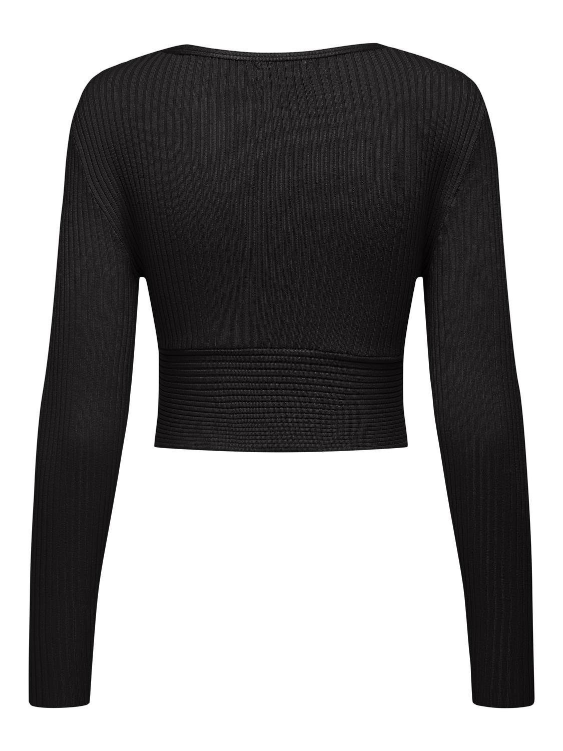 Only Trui met V-hals ONLHONOR LS V-NECK CC KNT
