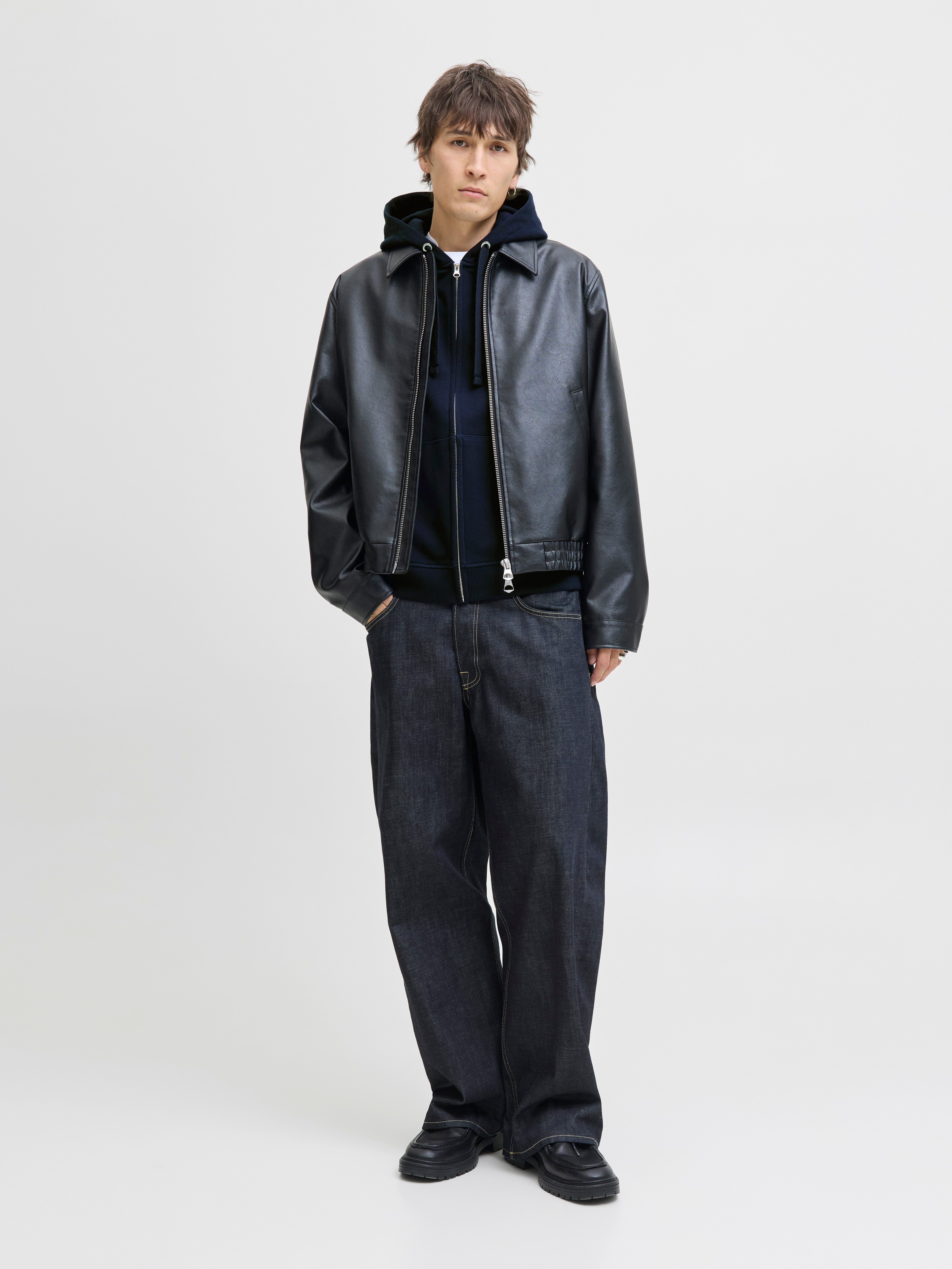 Jack & Jones Hoodie JORNORREBRO EMB SWEAT ZIP HOOD NOOS