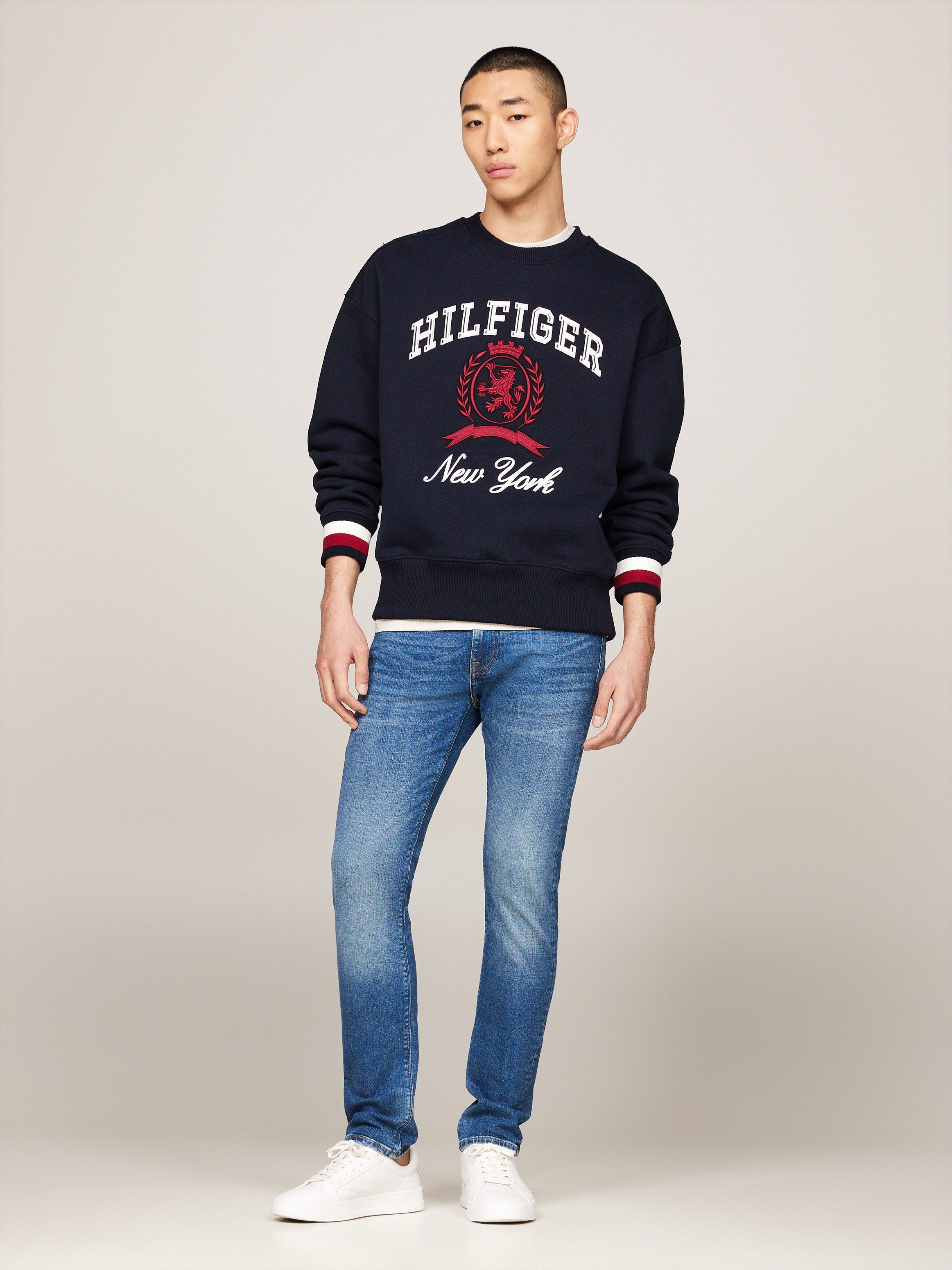 Tommy Hilfiger Slim fit jeans SLIM BLEECKER PSTR CROW BLACK
