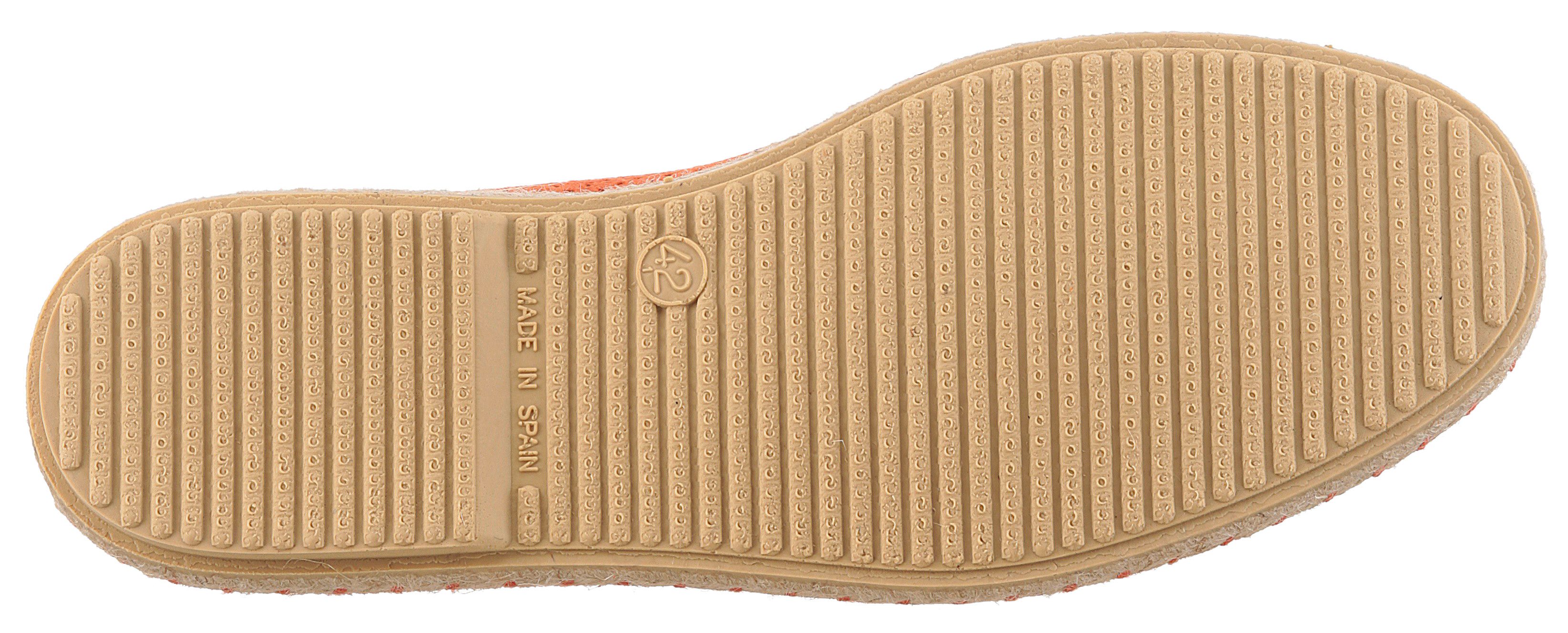 VERBENAS Espadrilles Tom Pacific , loafer, slip-on, zomerschoen, strandschoen met stretch inzetstukken