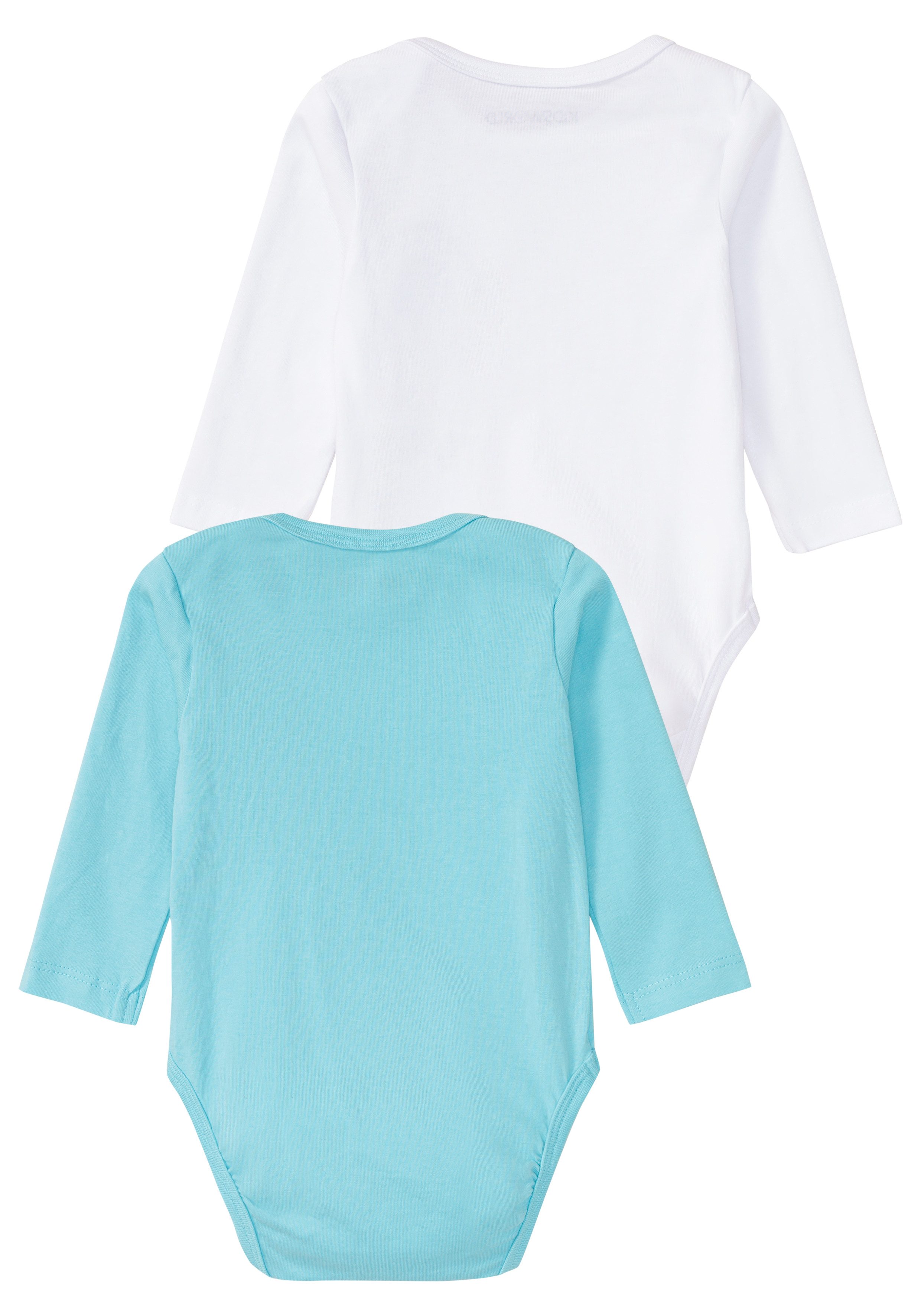 KIDSWORLD Body met lange mouwen 2-pack baby-body s Little Wonder (set 2-delig 2)