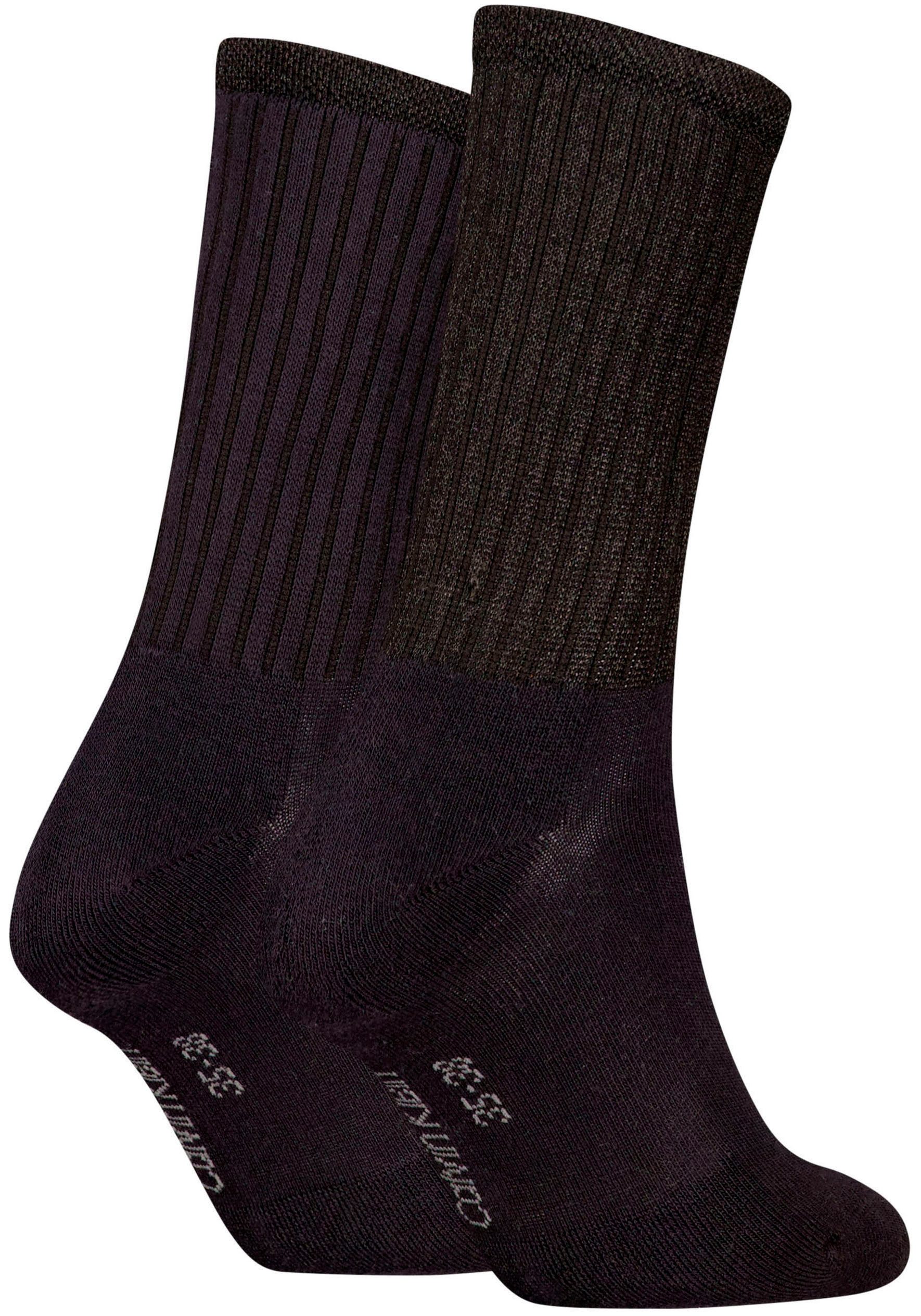 Calvin Klein Jeans Sokken CKJ WOMEN SOCK 2P GLOSSY RIB (2 paar, 2 paar)