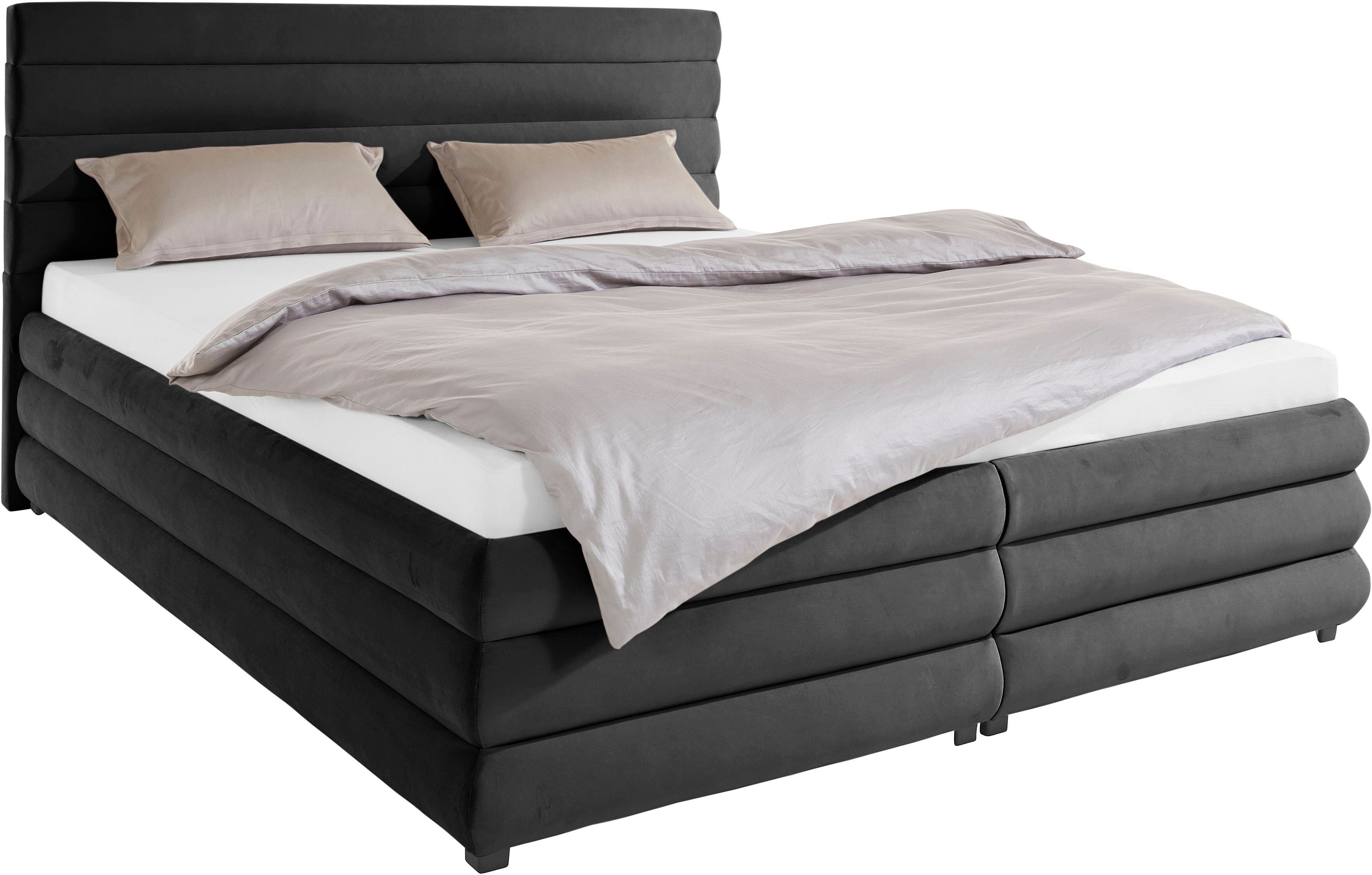 LeGer Home by Lena Gercke Gestoffeerd bed Maylis naar keuze met en zonder matras en lattenbodem, ook in 200 cm breedte
