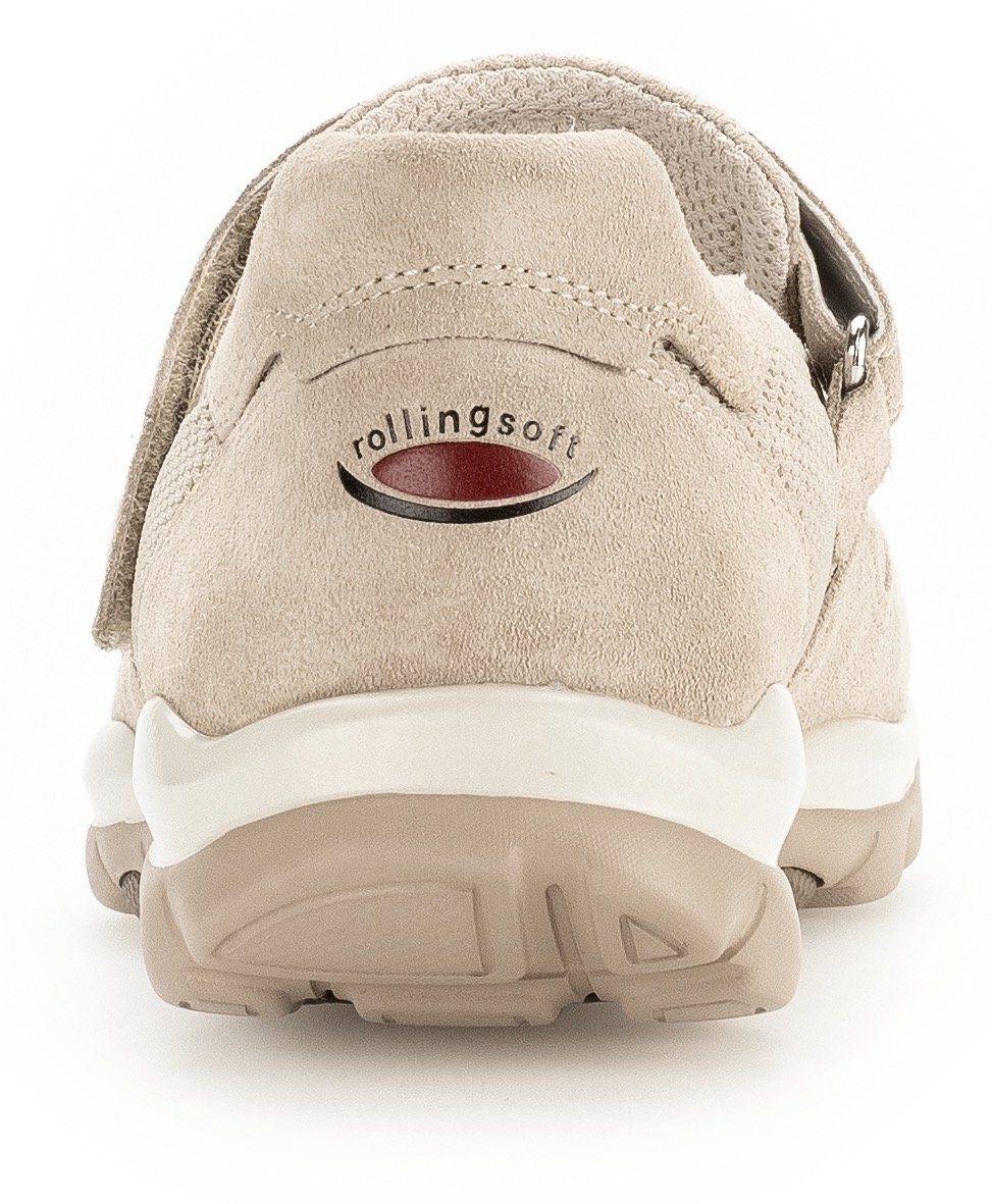Gabor Rollingsoft Ballerina's met riempje klittenbandschoen, vrijetijdsschoen, comfortabele schoen met klittenband