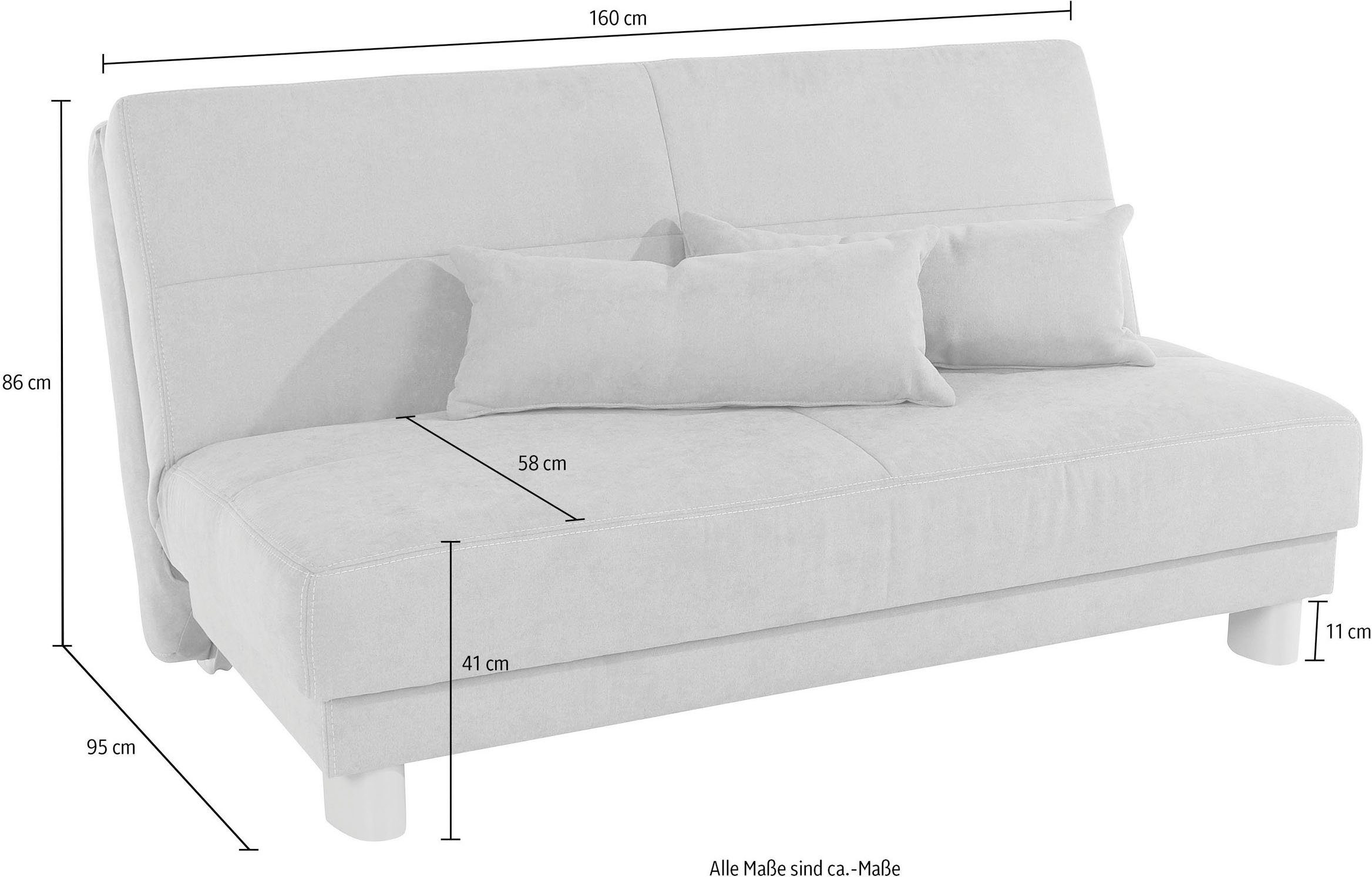 INOSIGN Slaapbank GINA in een handomdraai van bank in bed te veranderen