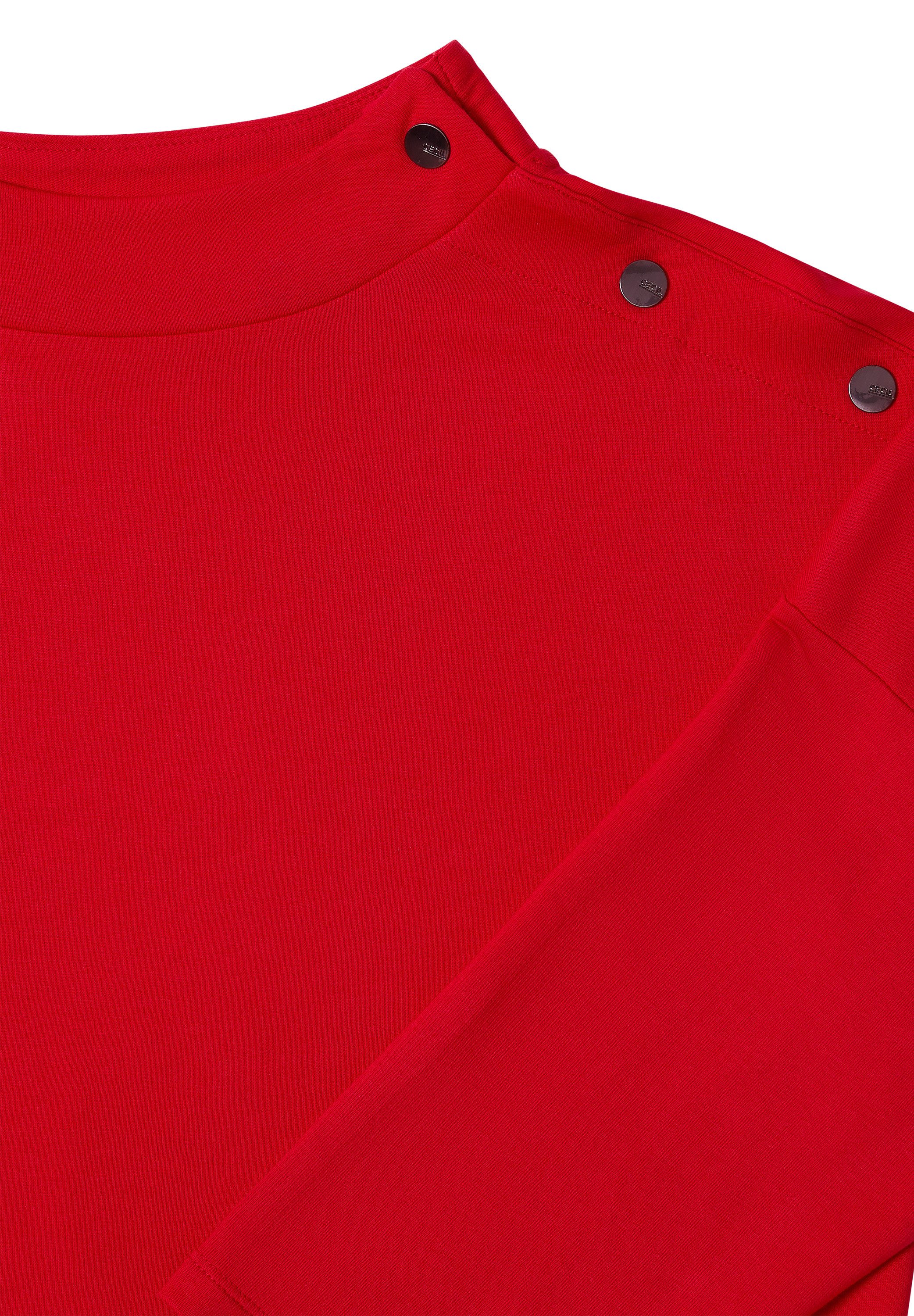 Cecil Shirt met 3/4 mouwen met knoopdetail